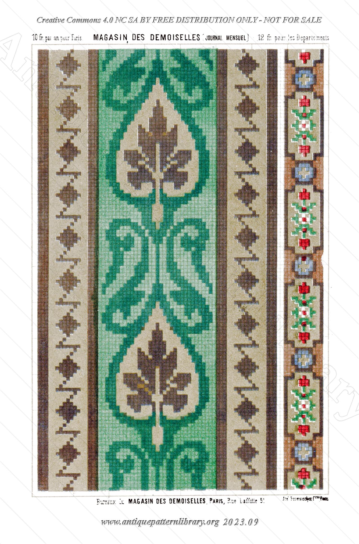 A-MH153 Two border patterns