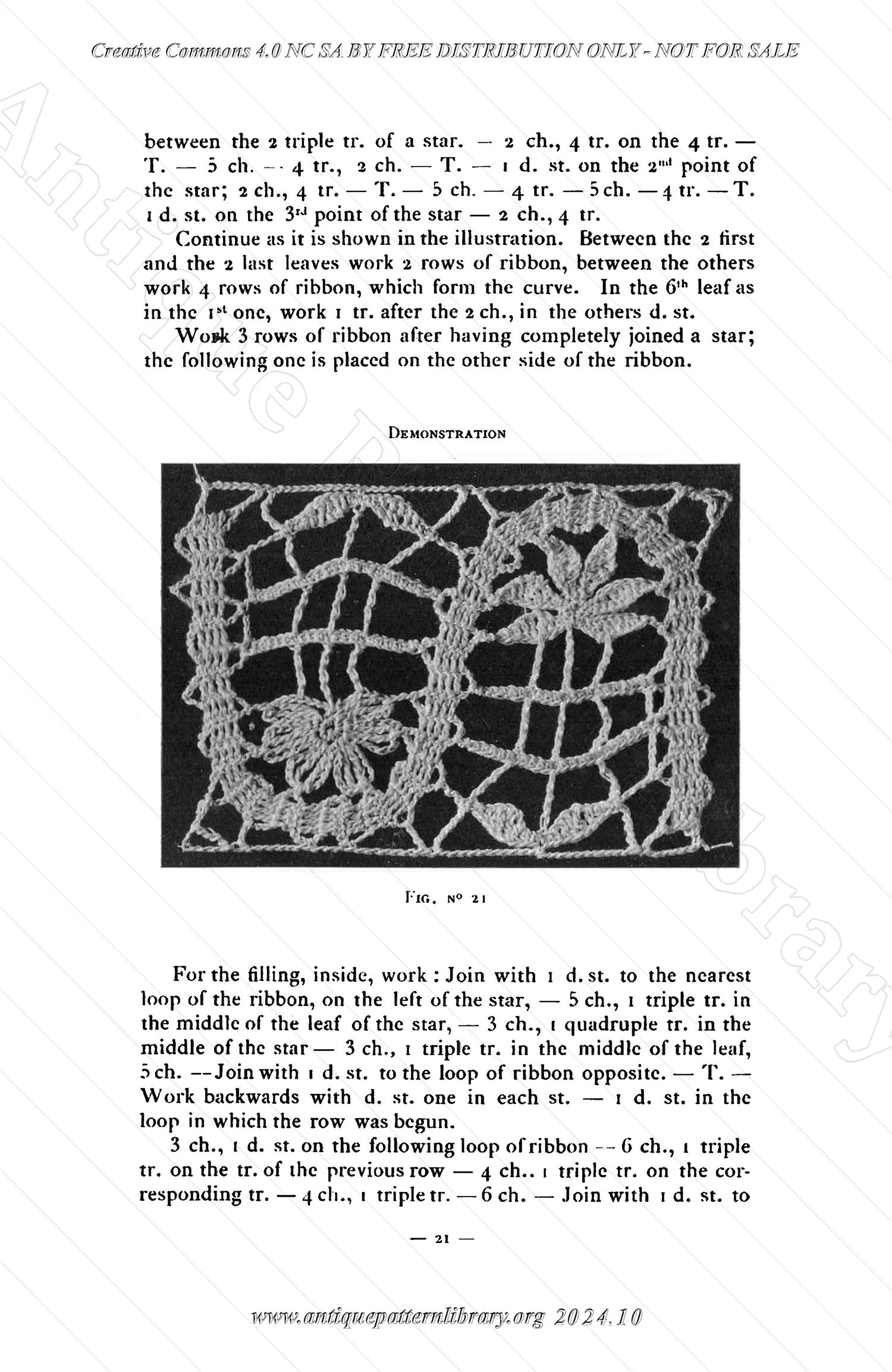 B-JA002 How to Make Crochet Lace, 2nd Album, Collection C.B.