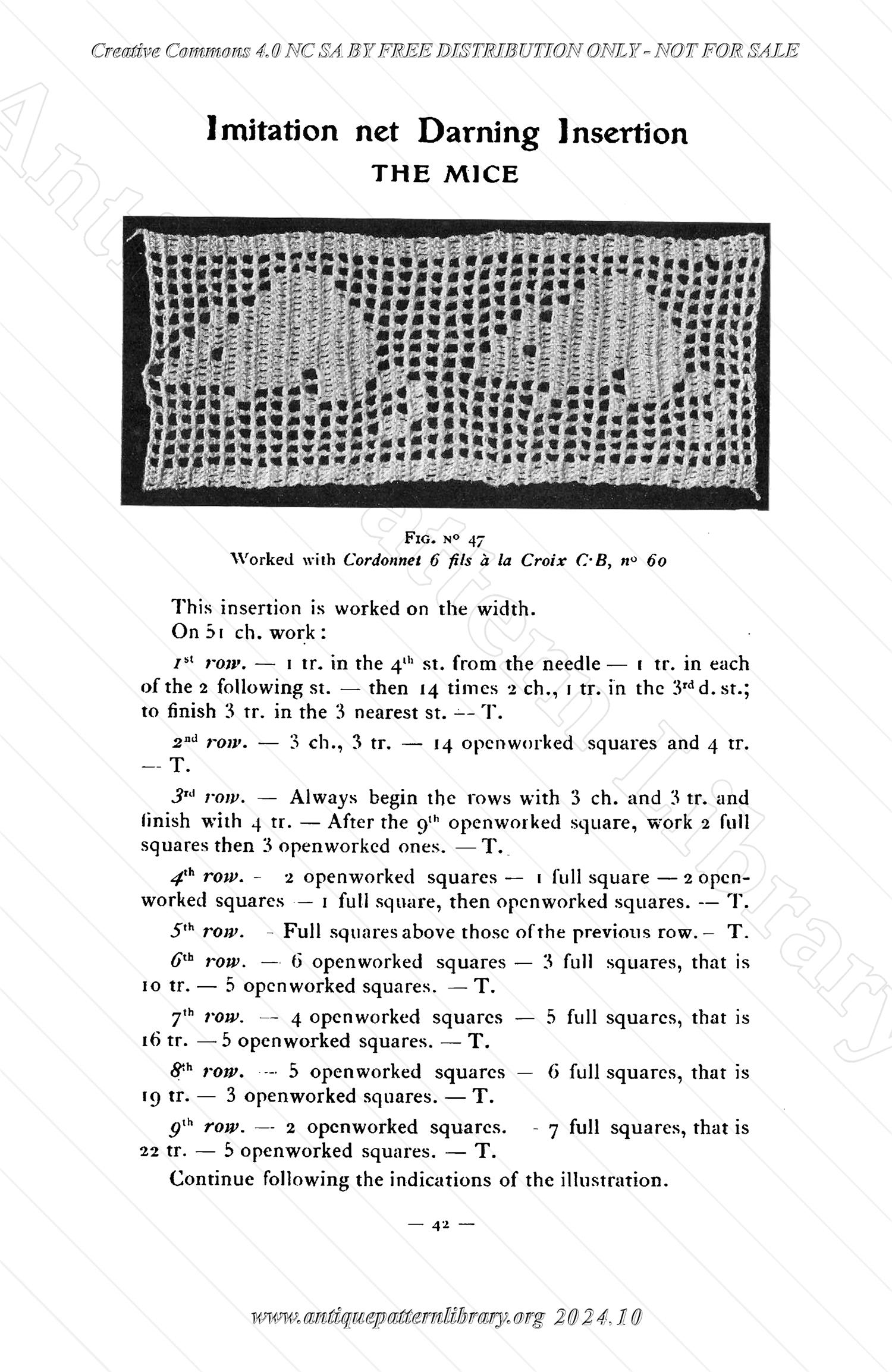 B-JA002 How to Make Crochet Lace, 2nd Album, Collection C.B.