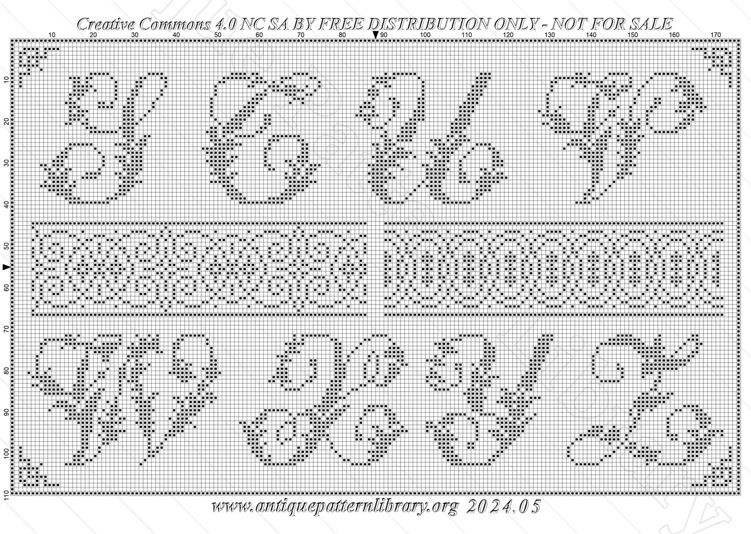 B-SW054 Alphabets de Broderie No. 263