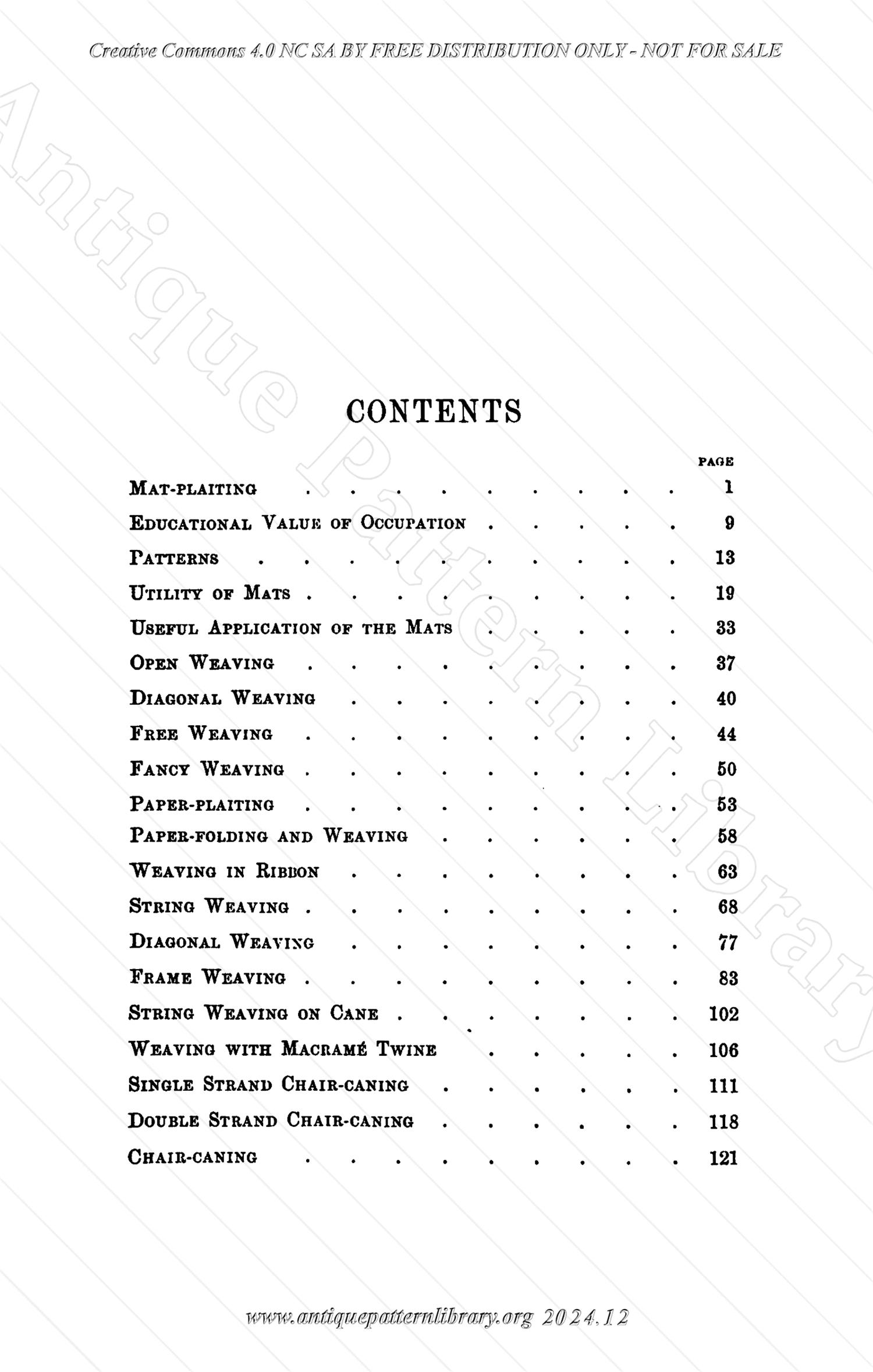 C-YS184 Varied Occupations in Weaving