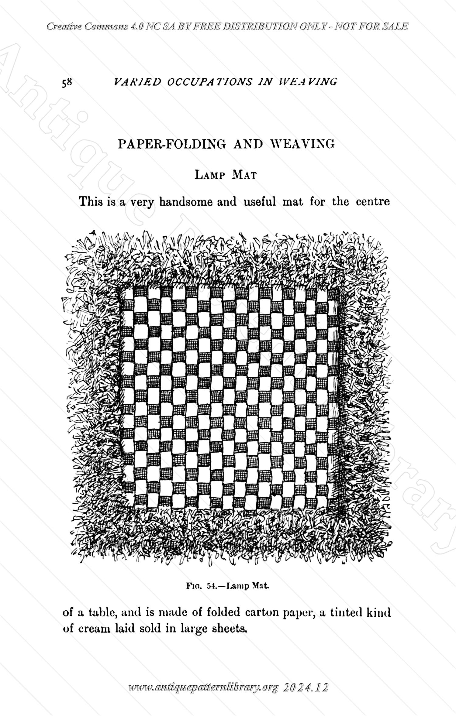 C-YS184 Varied Occupations in Weaving