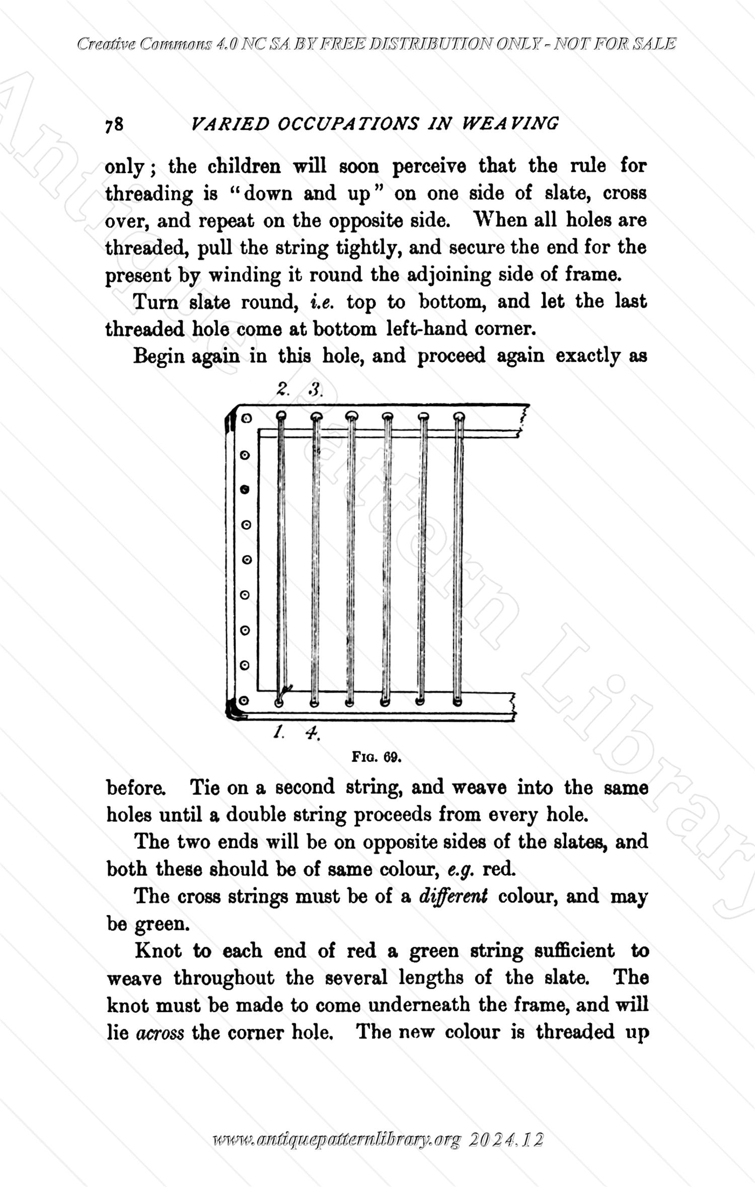 C-YS184 Varied Occupations in Weaving