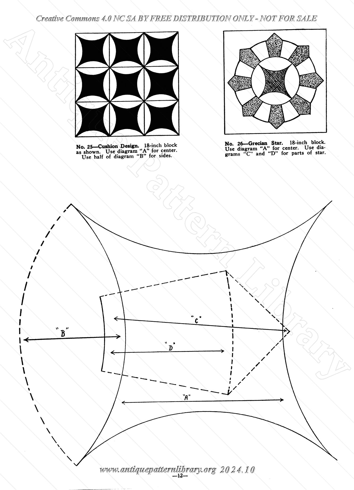 C-YS204 Grandmother Clark's Patchwork Quilt Designs