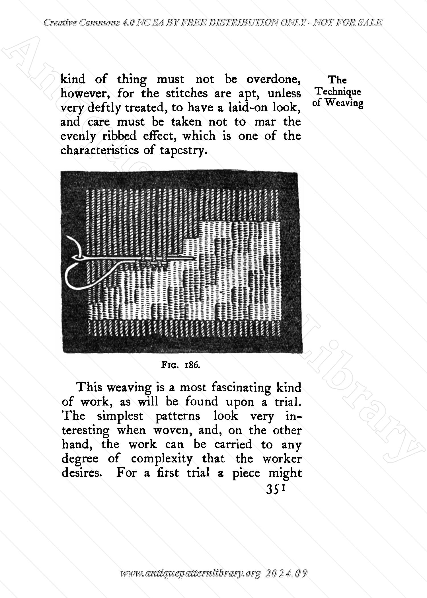 C-YS337 Embroidery and Tapestry Weaving