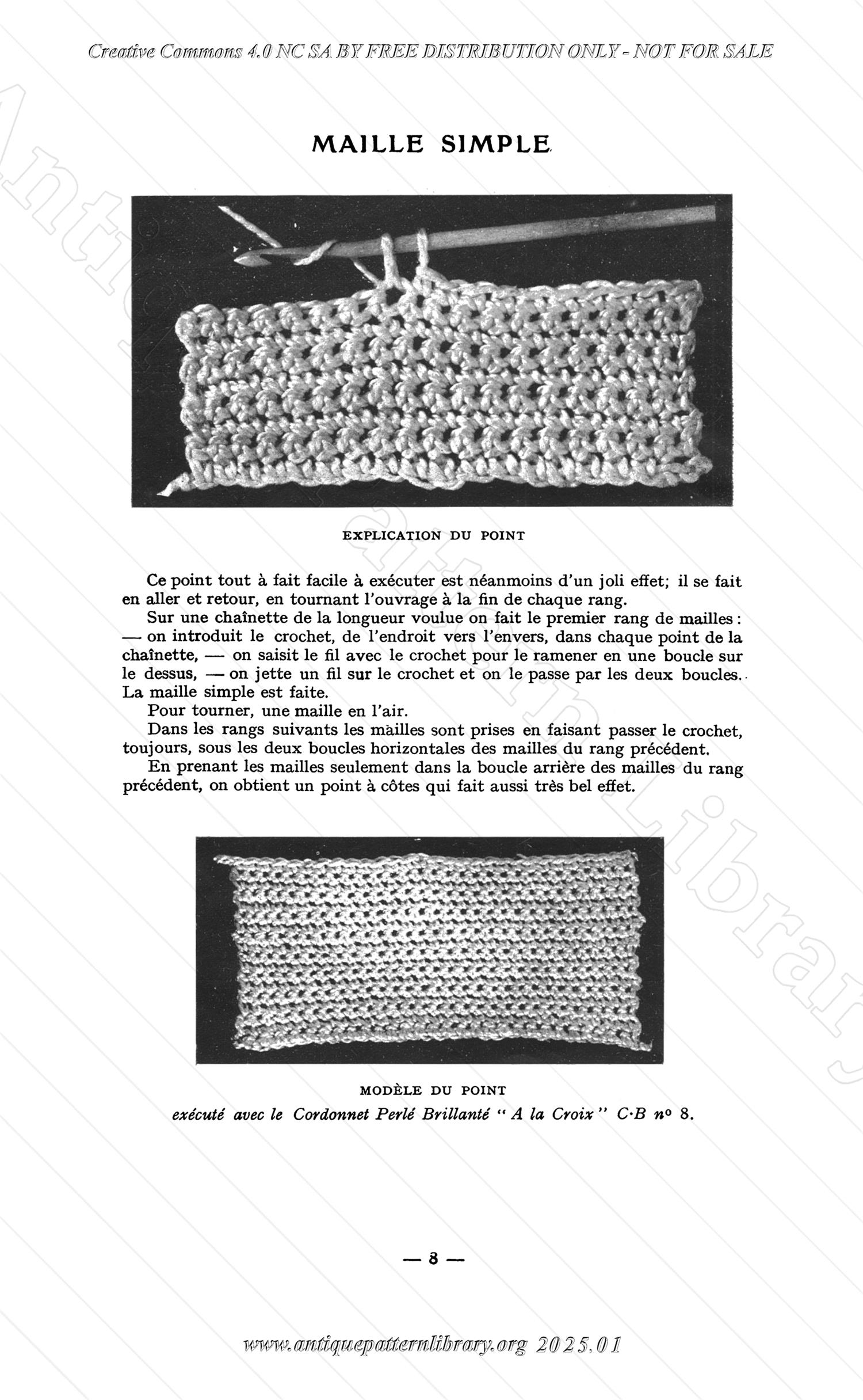 C-YS538 Les Points de Crochet