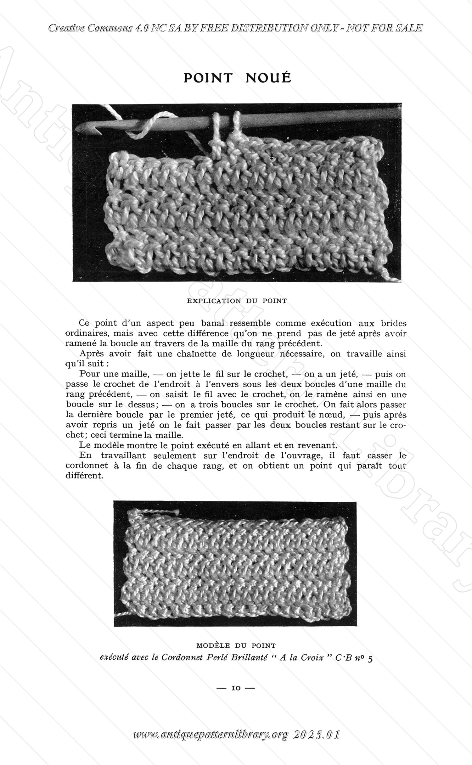 C-YS538 Les Points de Crochet