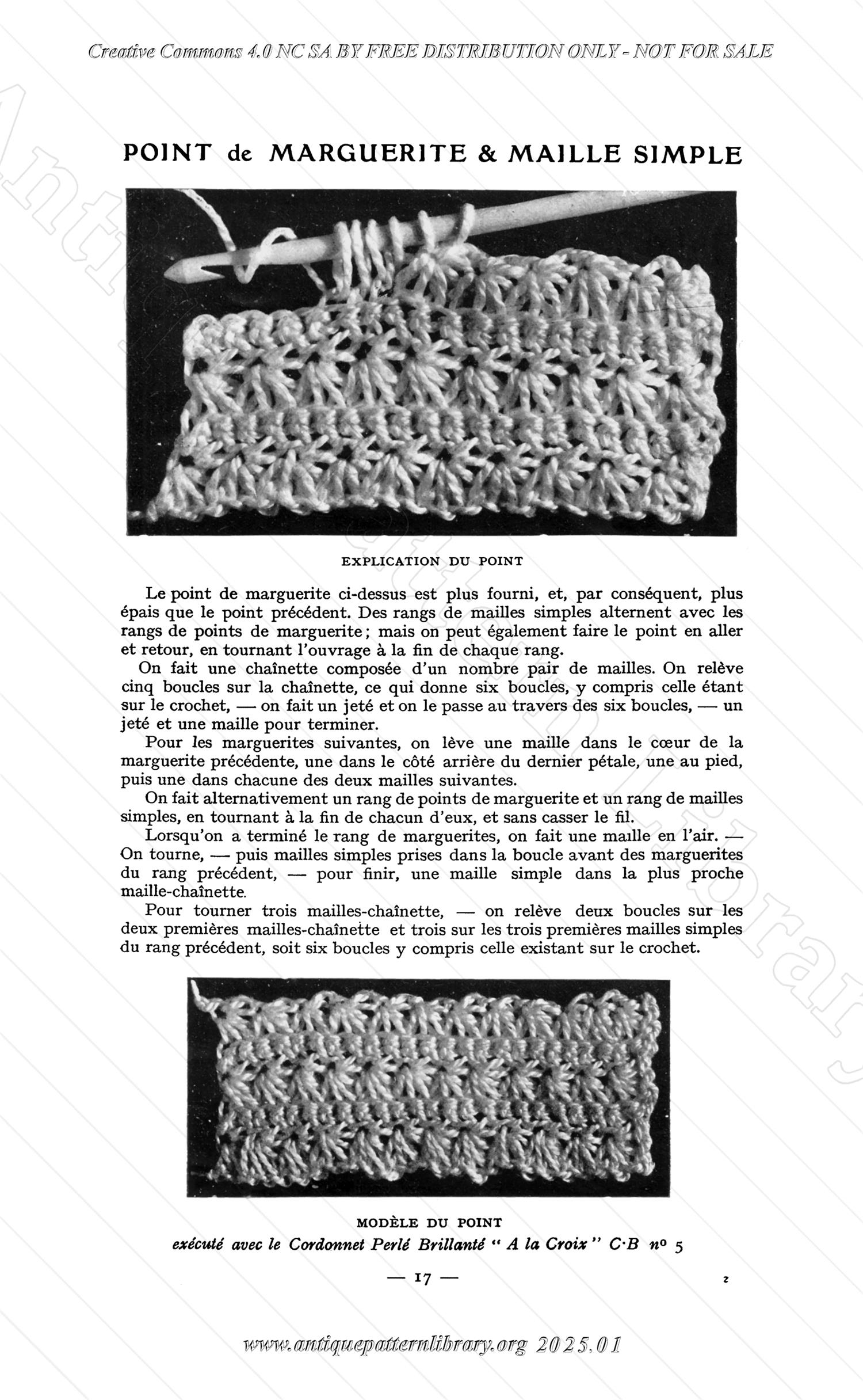 C-YS538 Les Points de Crochet