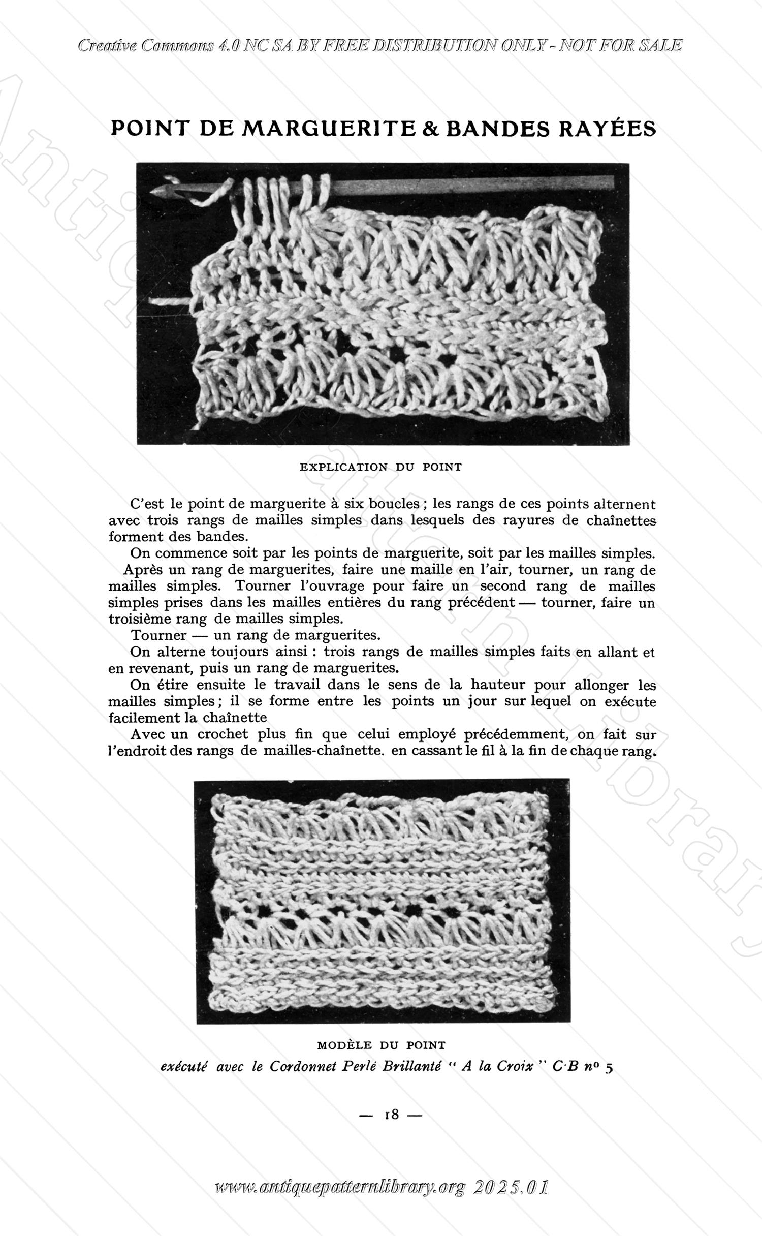 C-YS538 Les Points de Crochet