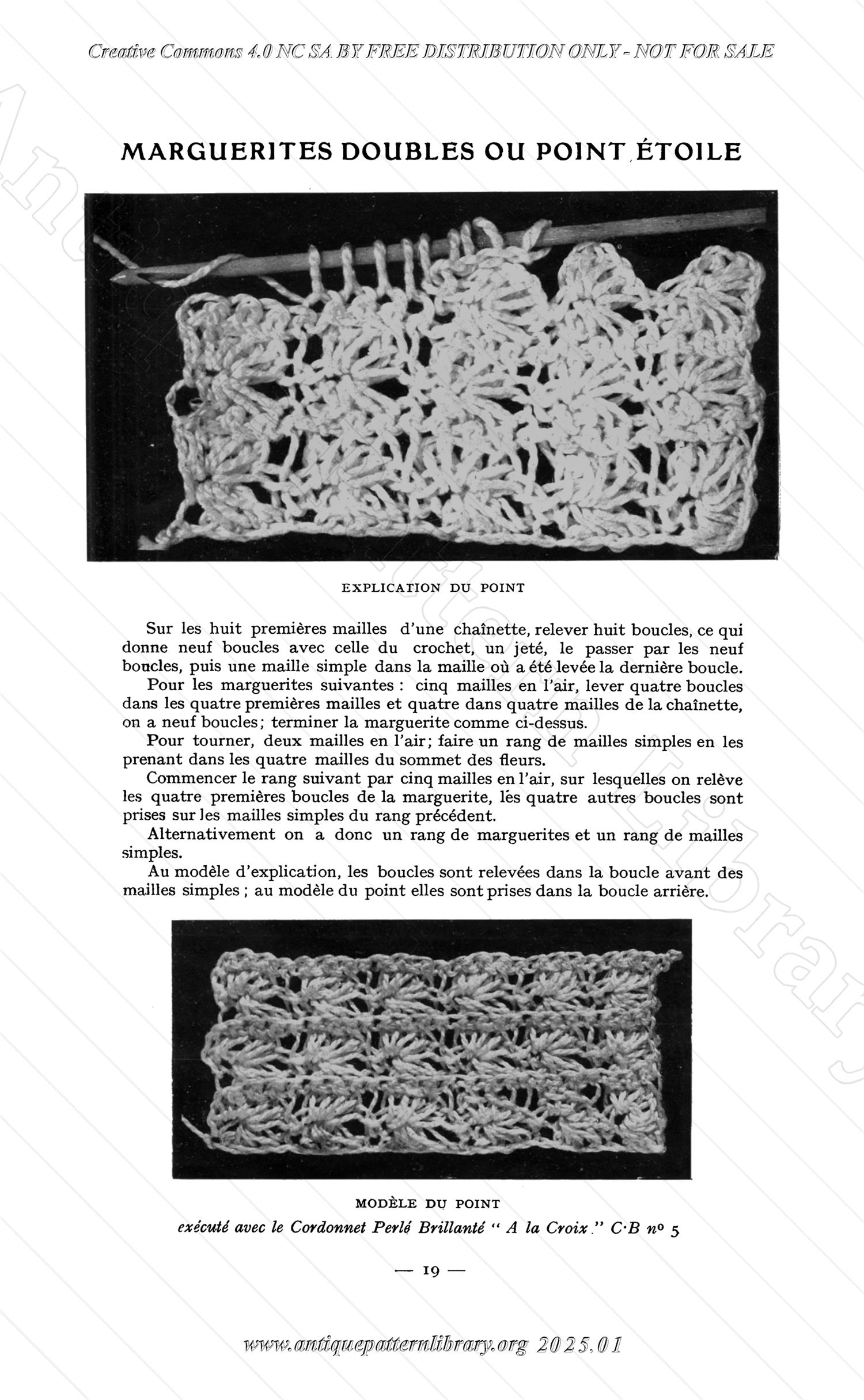 C-YS538 Les Points de Crochet