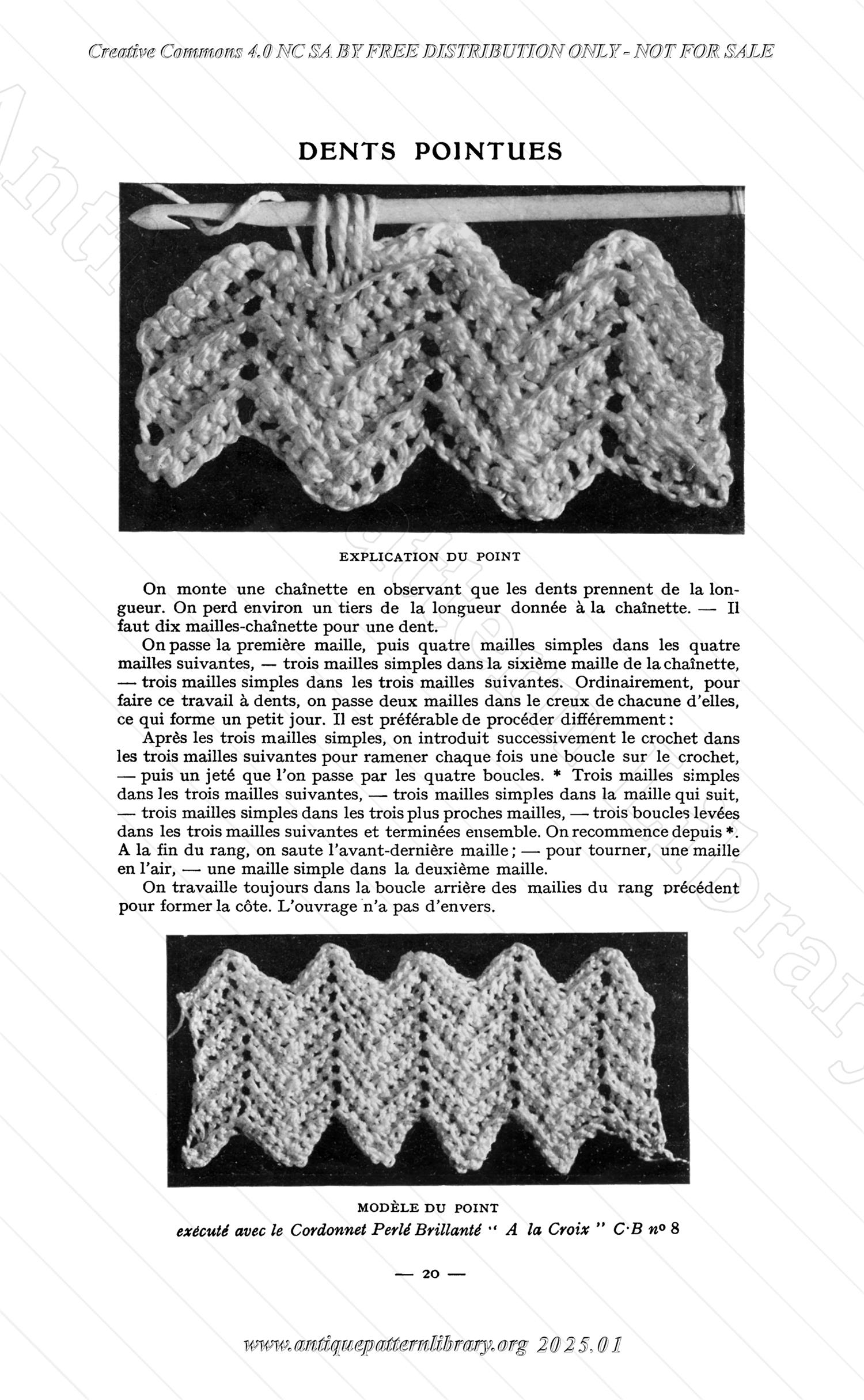 C-YS538 Les Points de Crochet