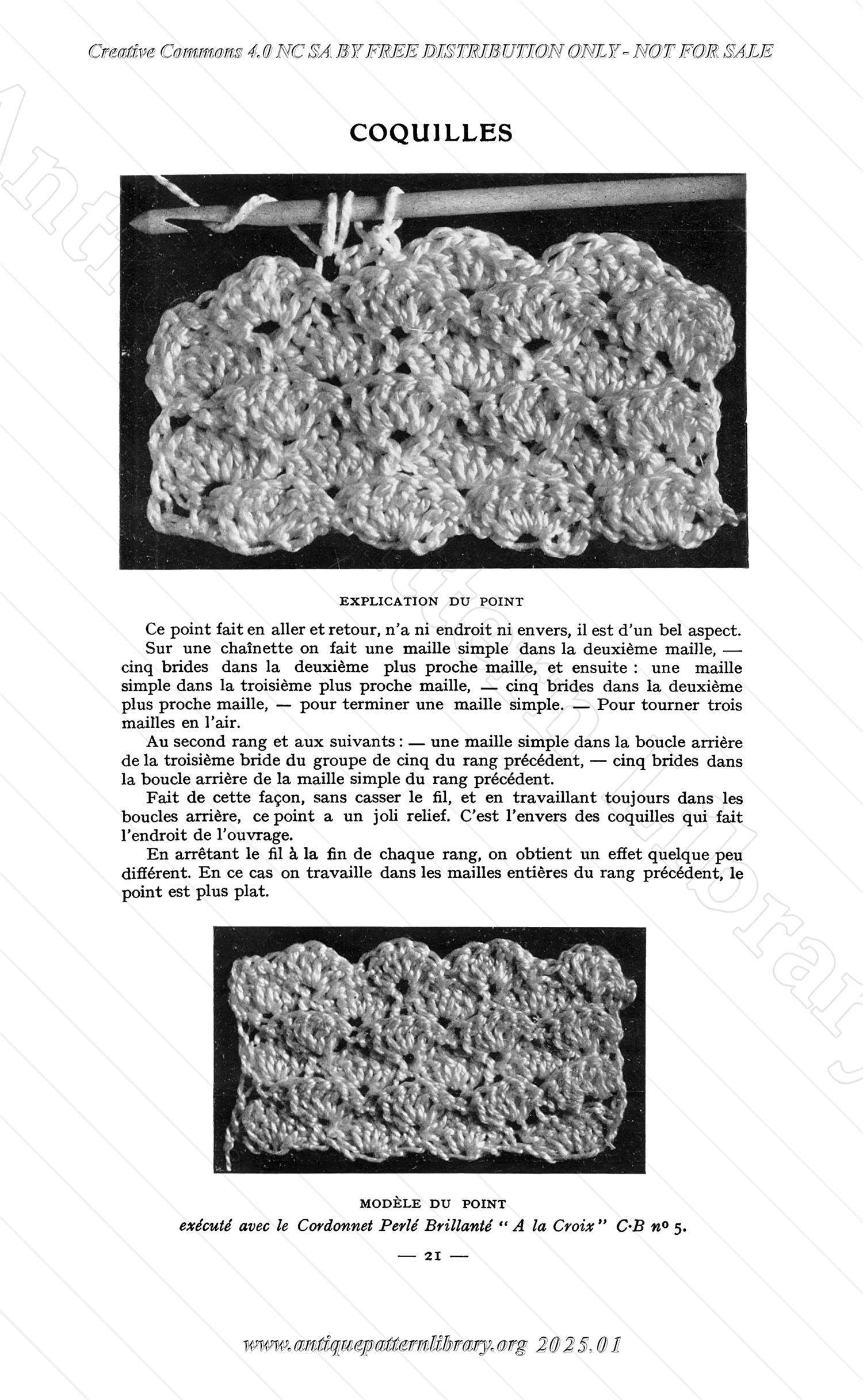 C-YS538 Les Points de Crochet