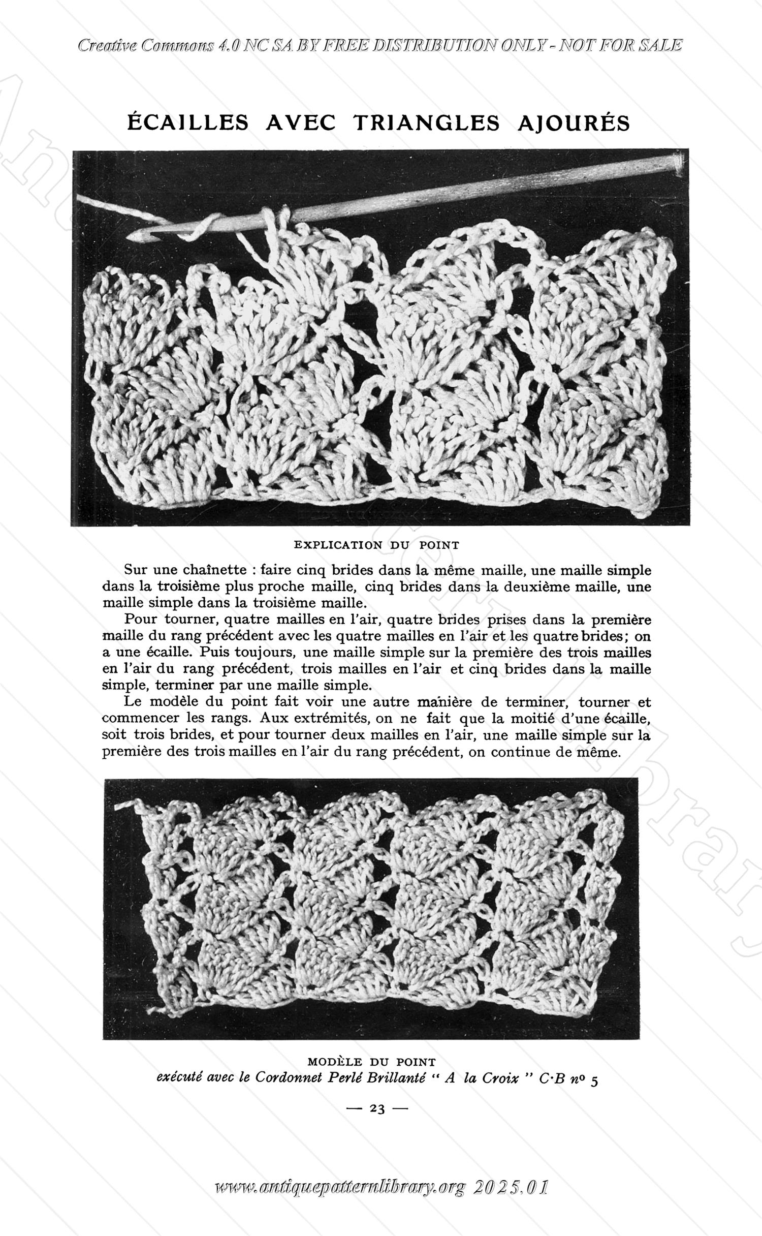 C-YS538 Les Points de Crochet