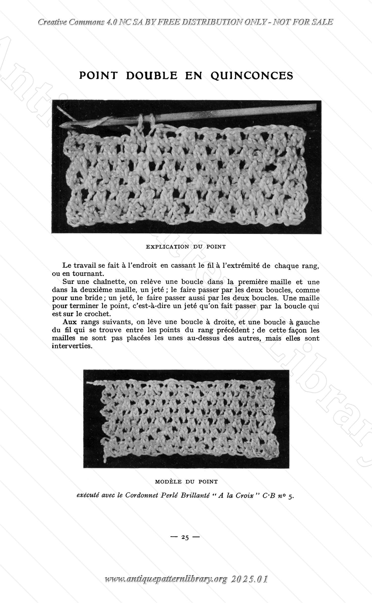 C-YS538 Les Points de Crochet