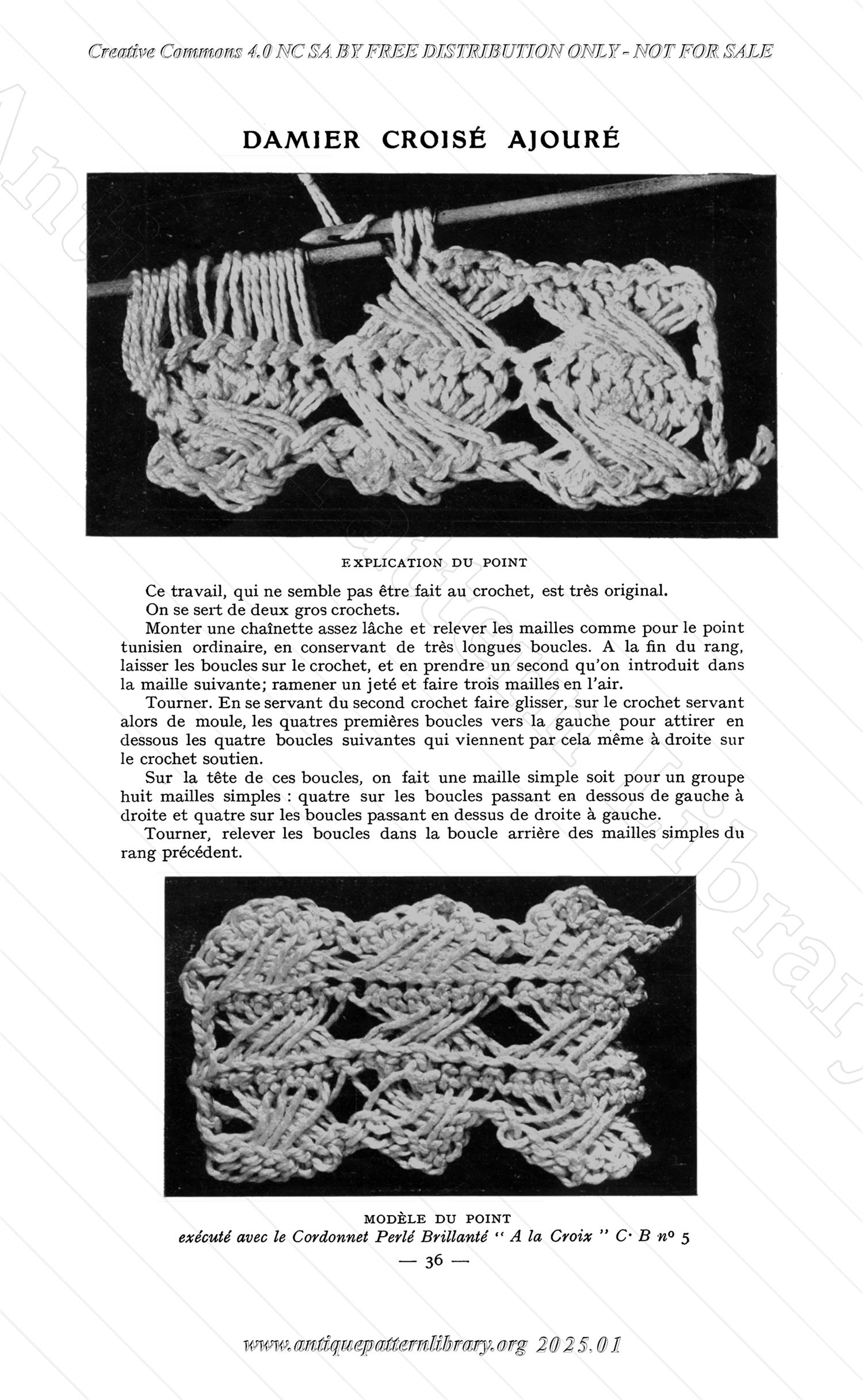 C-YS538 Les Points de Crochet