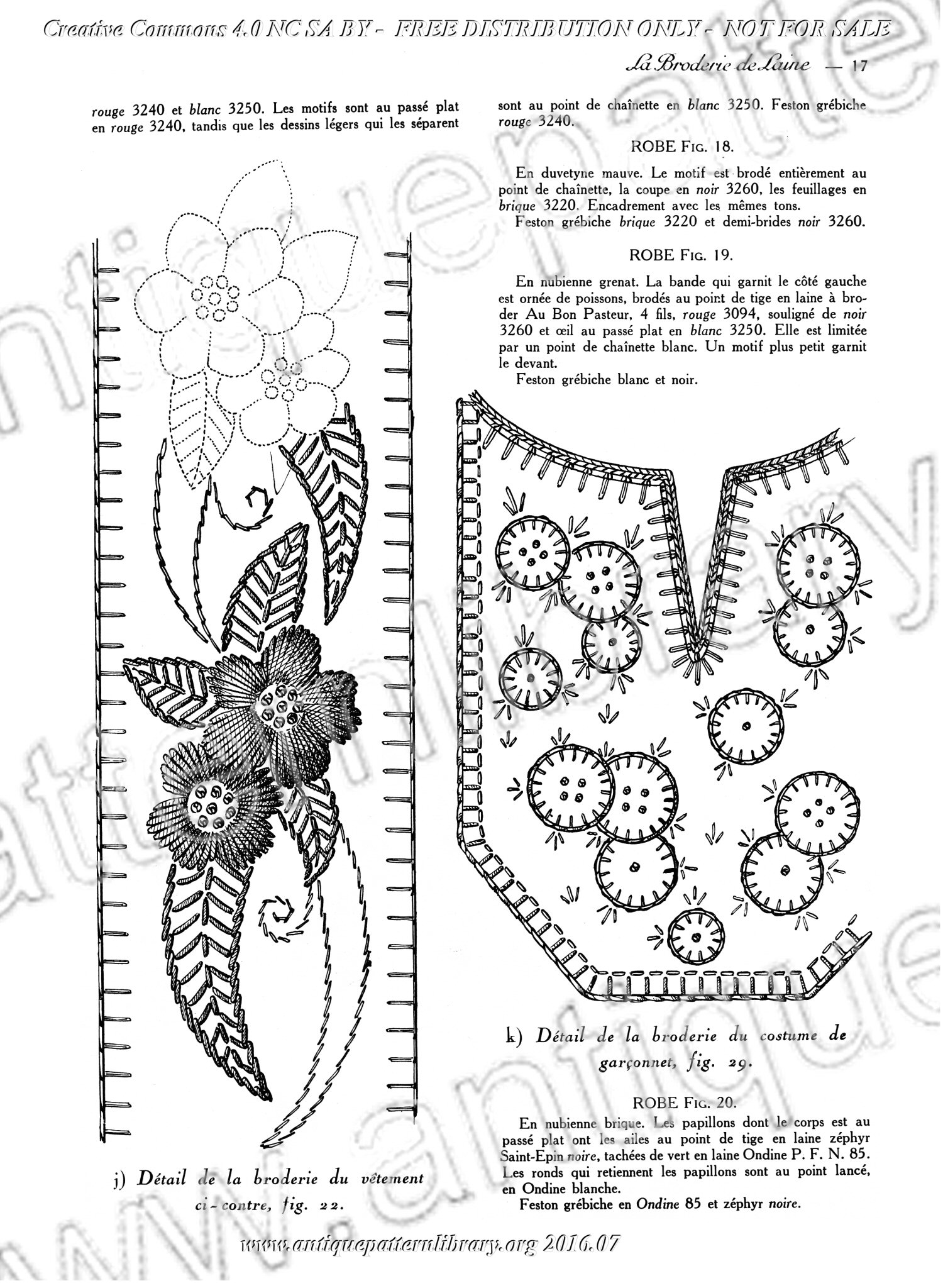 E-WM030 La Broderie de Laine