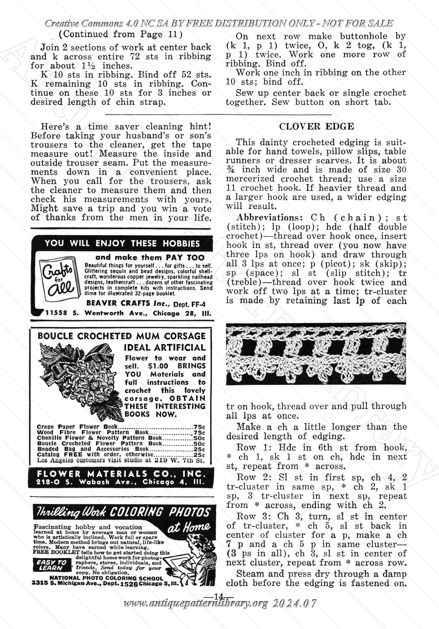 I-WB13C The Workbasket Volume 13 September 1949 No. 12