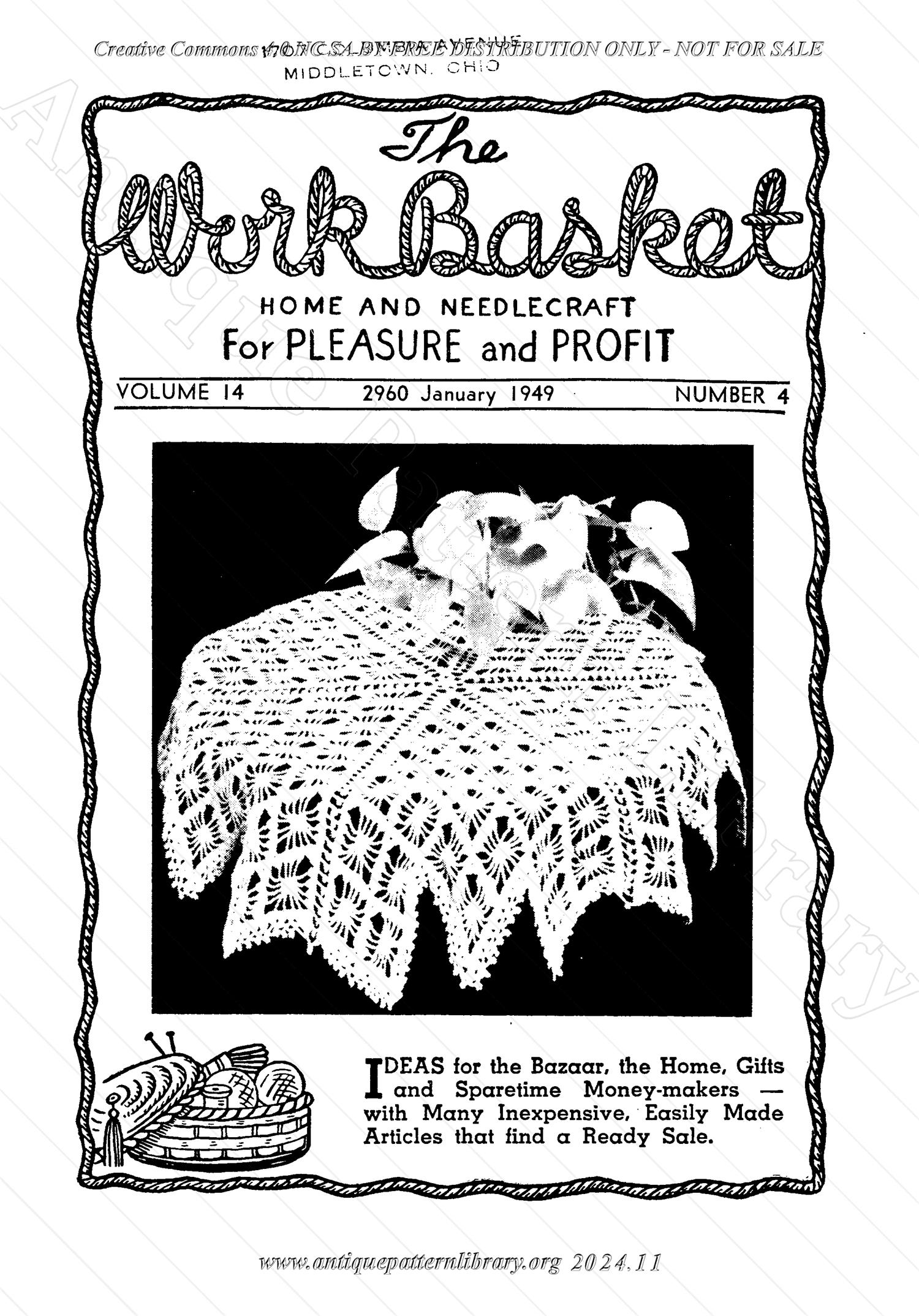 I-WB144 The Workbasket Volume 14 January 1949 No. 4