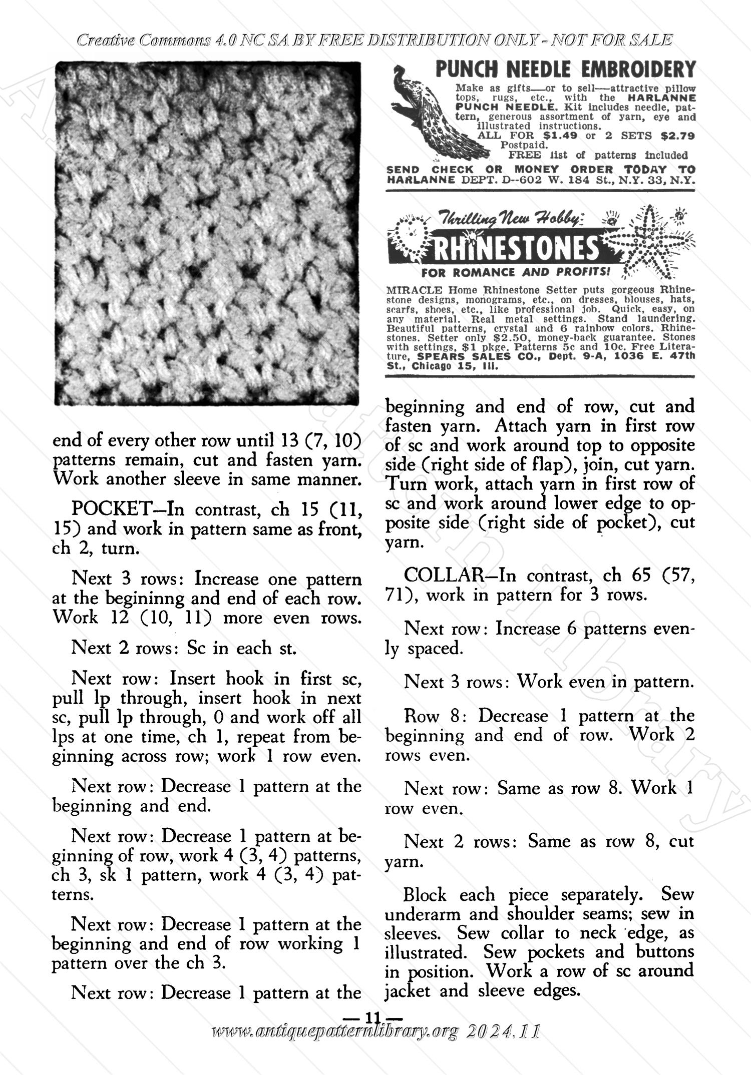 I-WB144 The Workbasket Volume 14 January 1949 No. 4