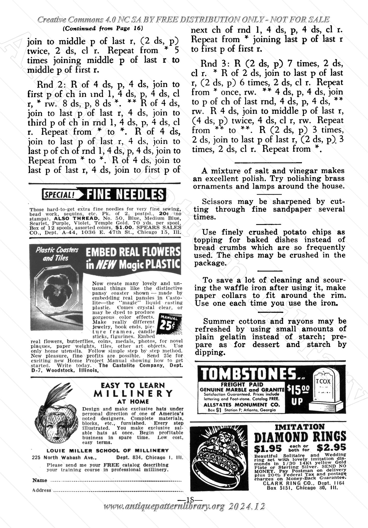 I-WB147 The Workbasket Volume 14 April 1949 No. 7