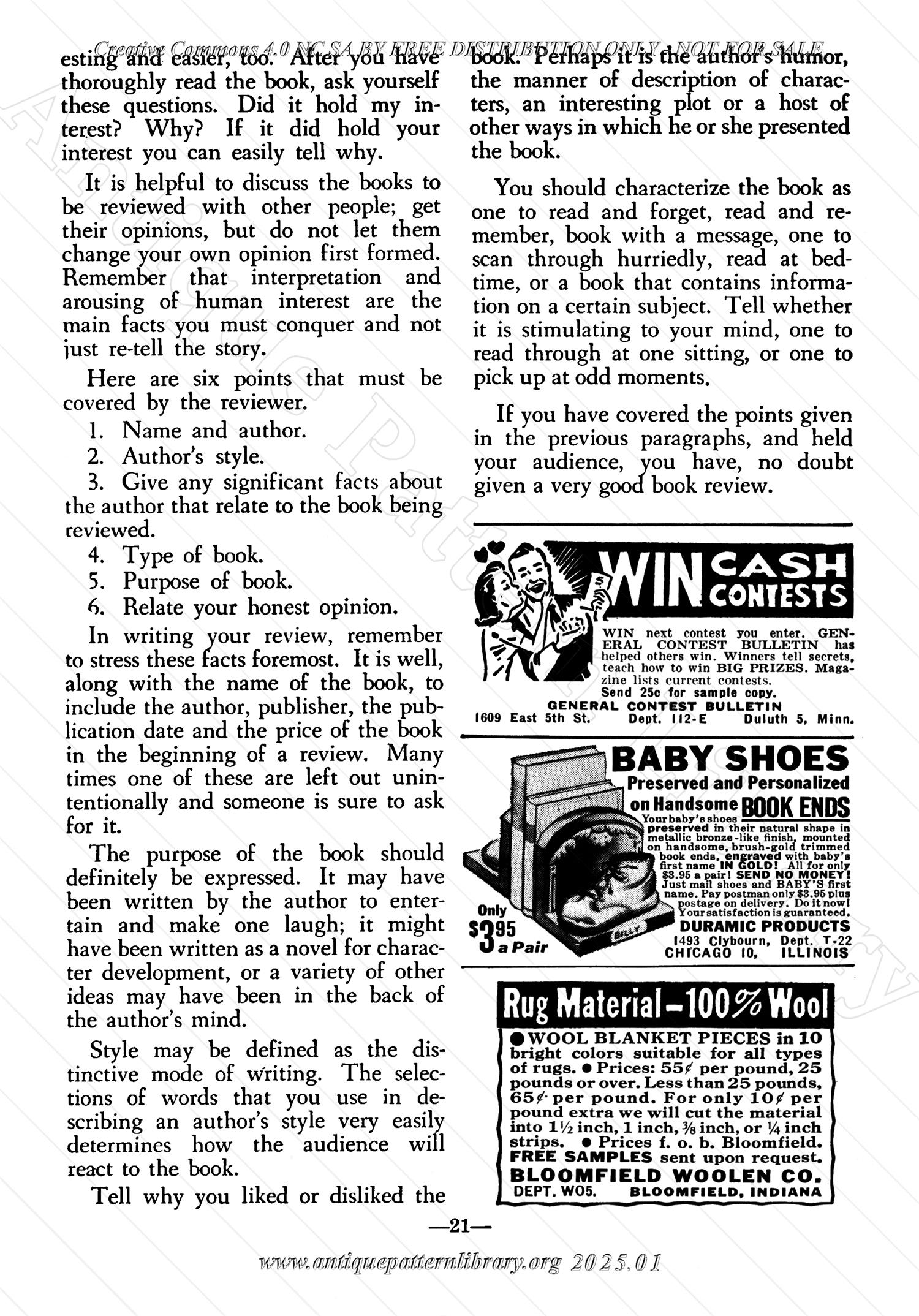 I-WB148 The Workbasket Volume 14 May 1949 No. 8