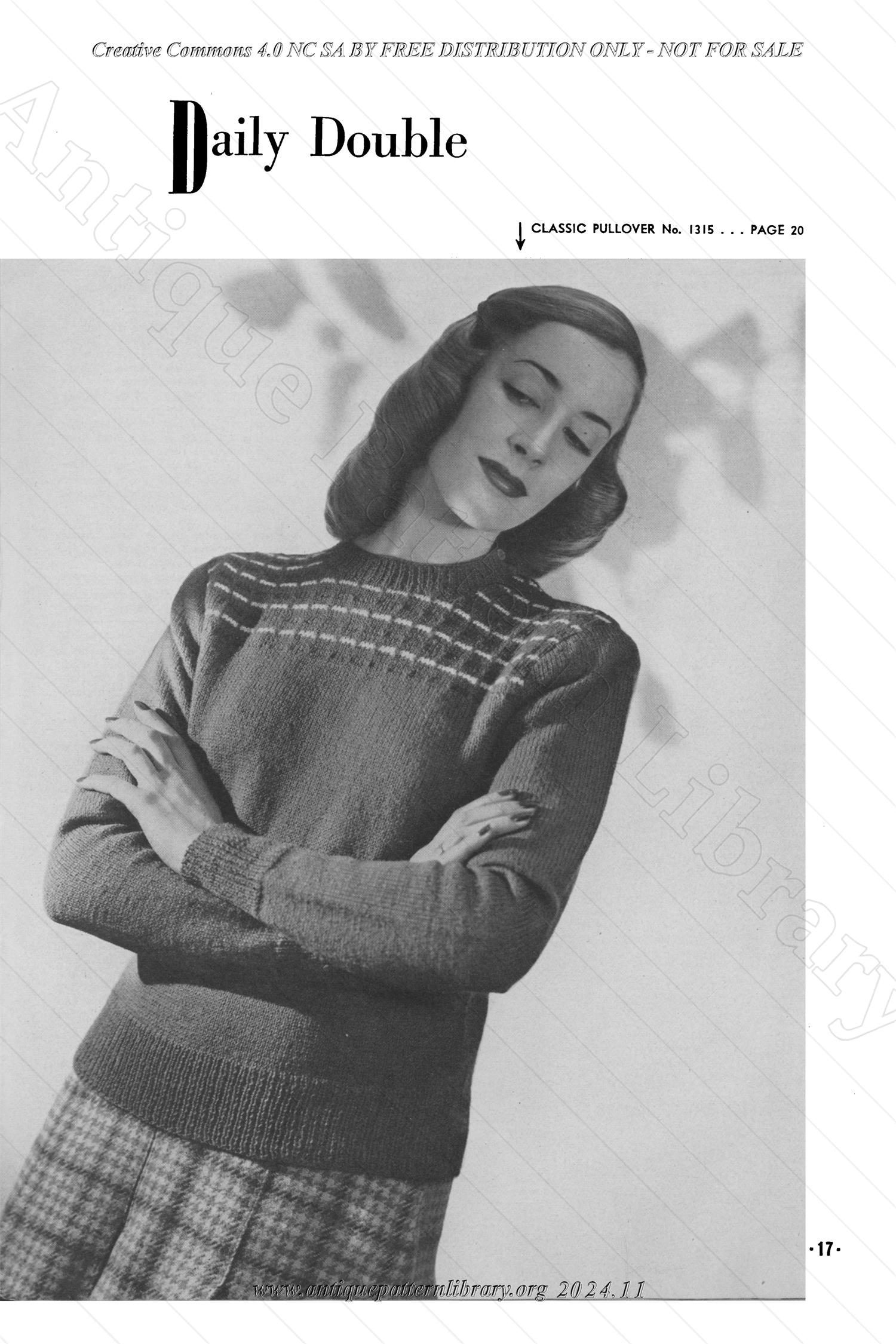 J-PA028 Women's Sweaters Book No. 225