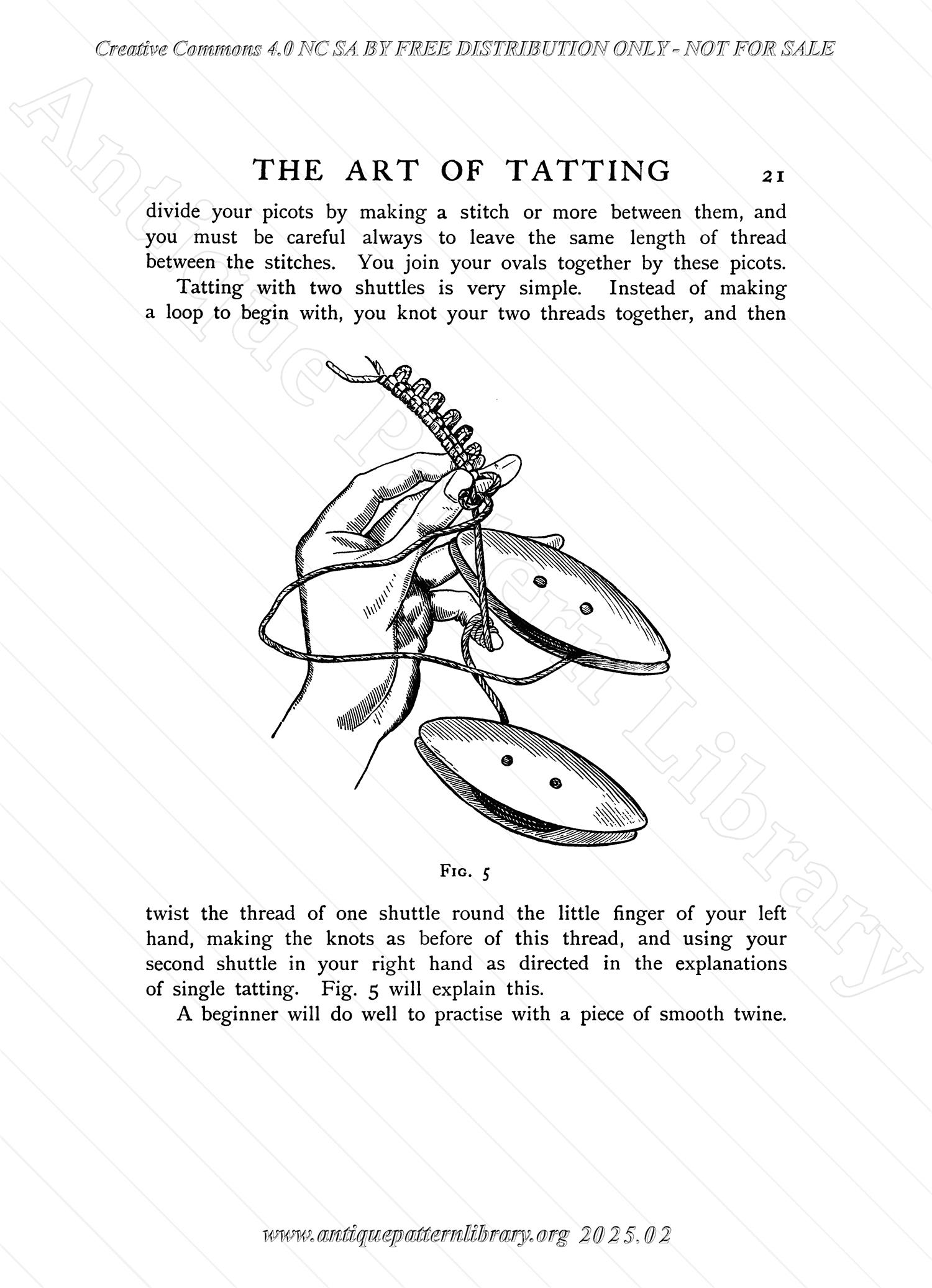 O-YS005 The Art of Tatting