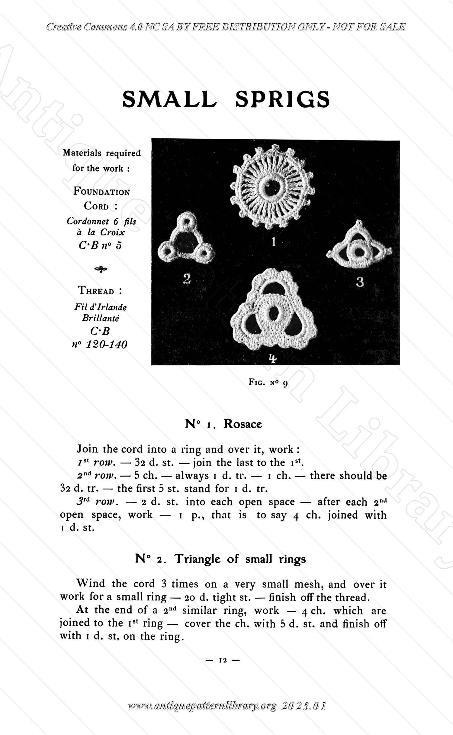 P-NK001 How to make Baby Irish Crochet Lace (2nd Album)