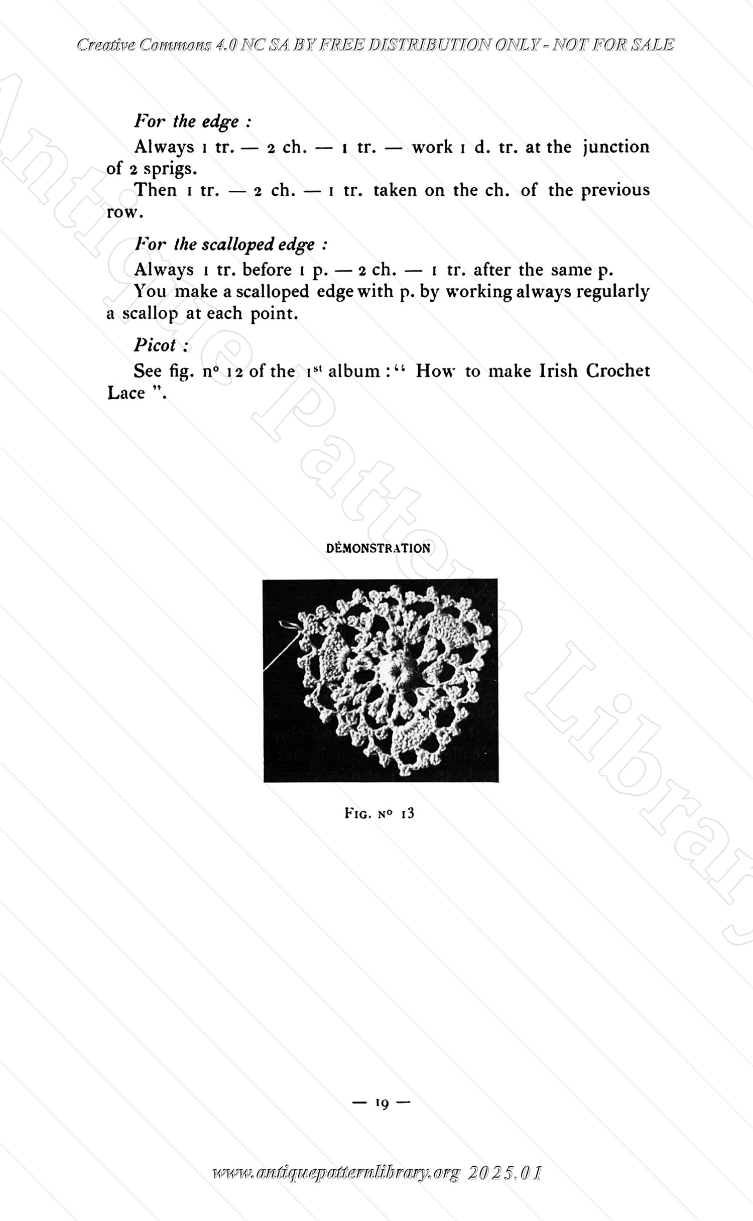 P-NK001 How to make Baby Irish Crochet Lace (2nd Album)