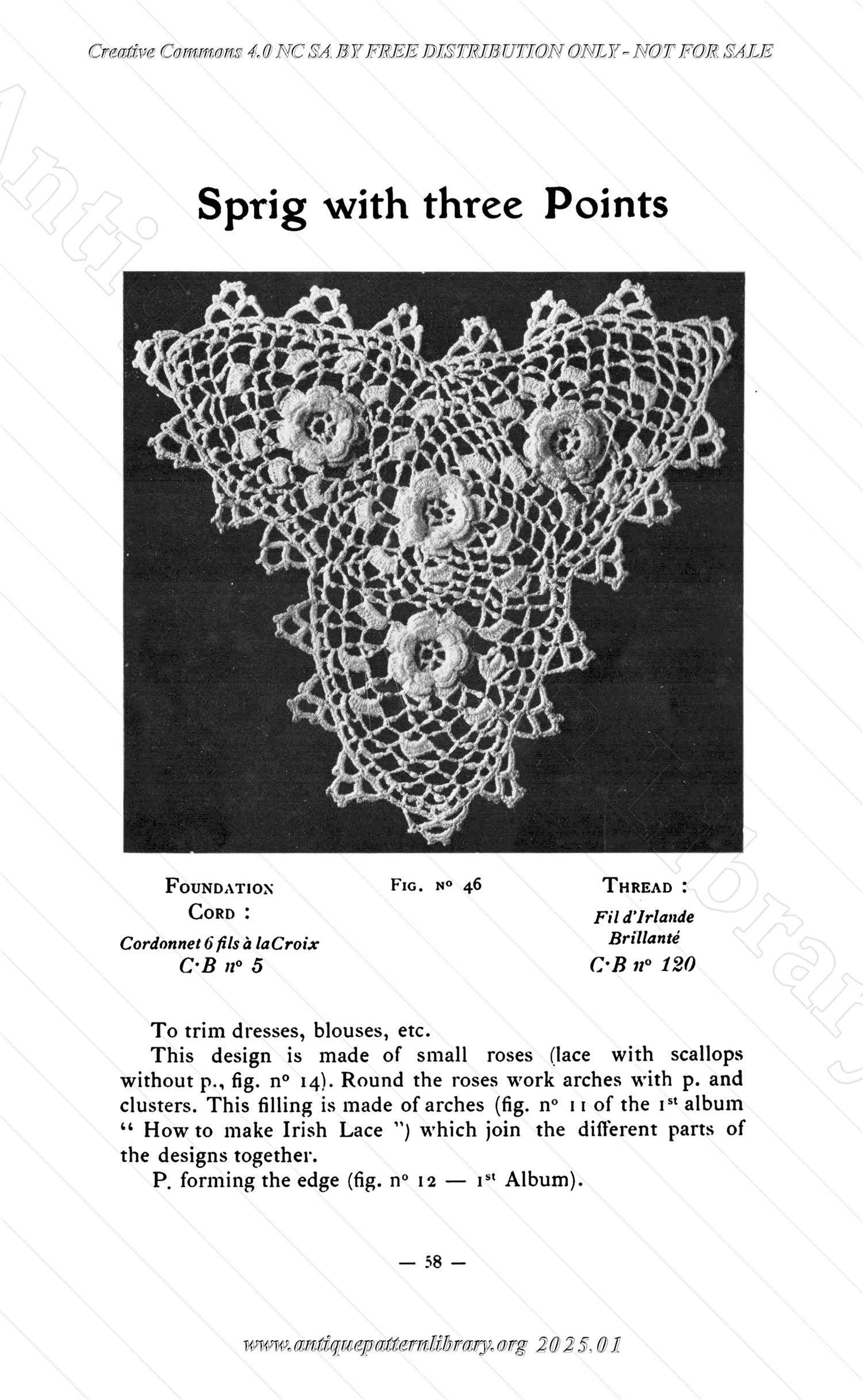 P-NK001 How to make Baby Irish Crochet Lace (2nd Album)