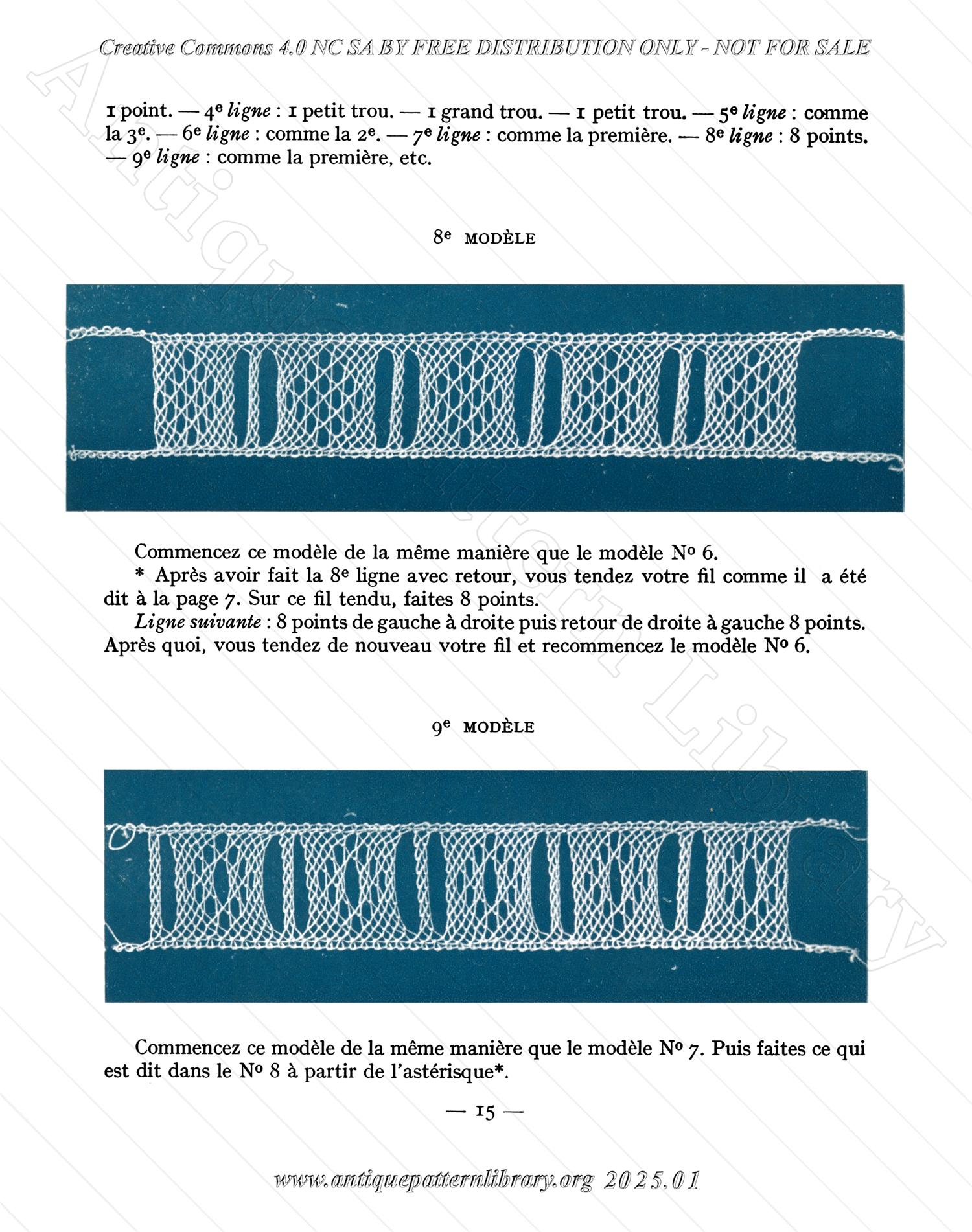 P-YS001 Chebka, Dentelle Arabe