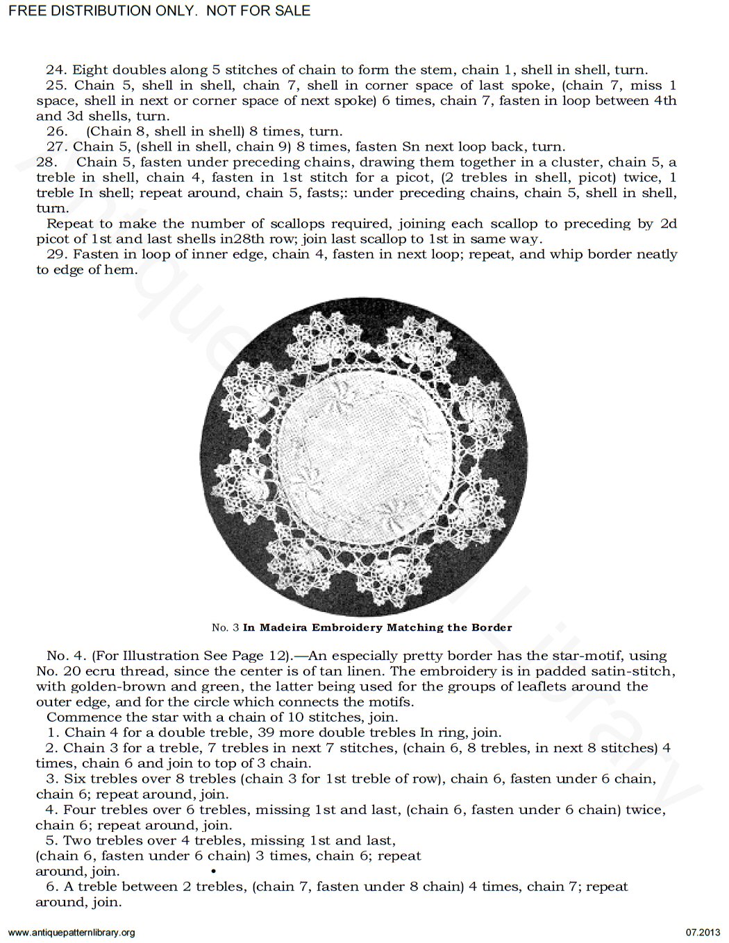 6-AK008 A Variety of Borders in Crochet, for Centerpieces and Doilies