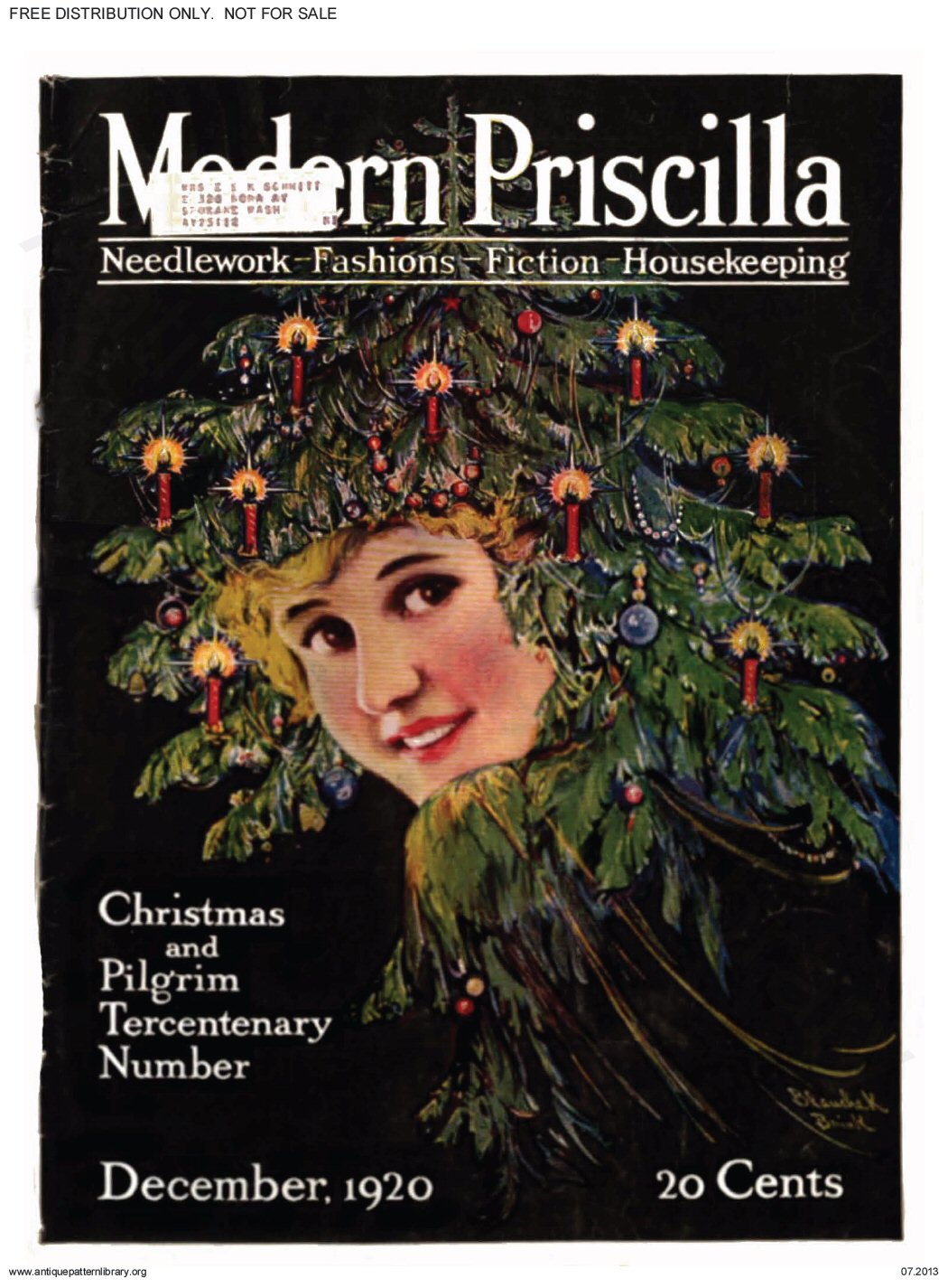 6-AZ001 Modern Priscilla, Needlework, Fashions, Fiction, Housekeeping