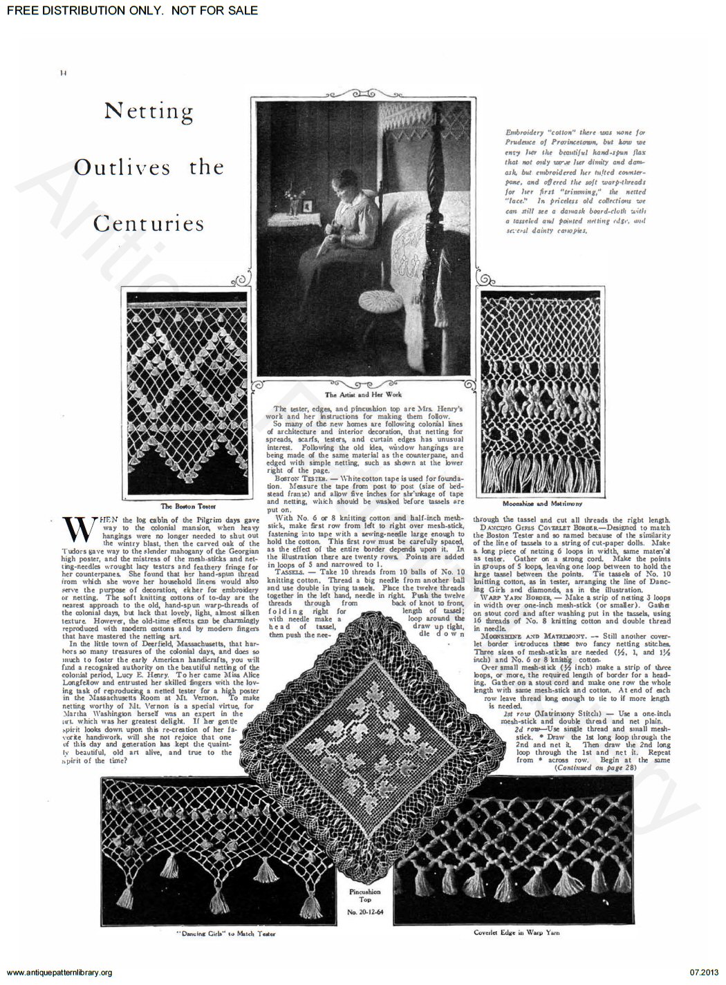 6-AZ001 Modern Priscilla, Needlework, Fashions, Fiction, Housekeeping