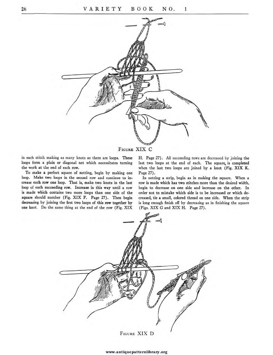 6-DA009 Variety Italian Cut Work and Filet Lace Book No. 1.