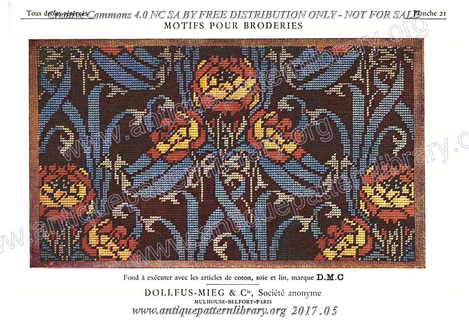 6-DA015 D.M.C. Motifs pour Broderies