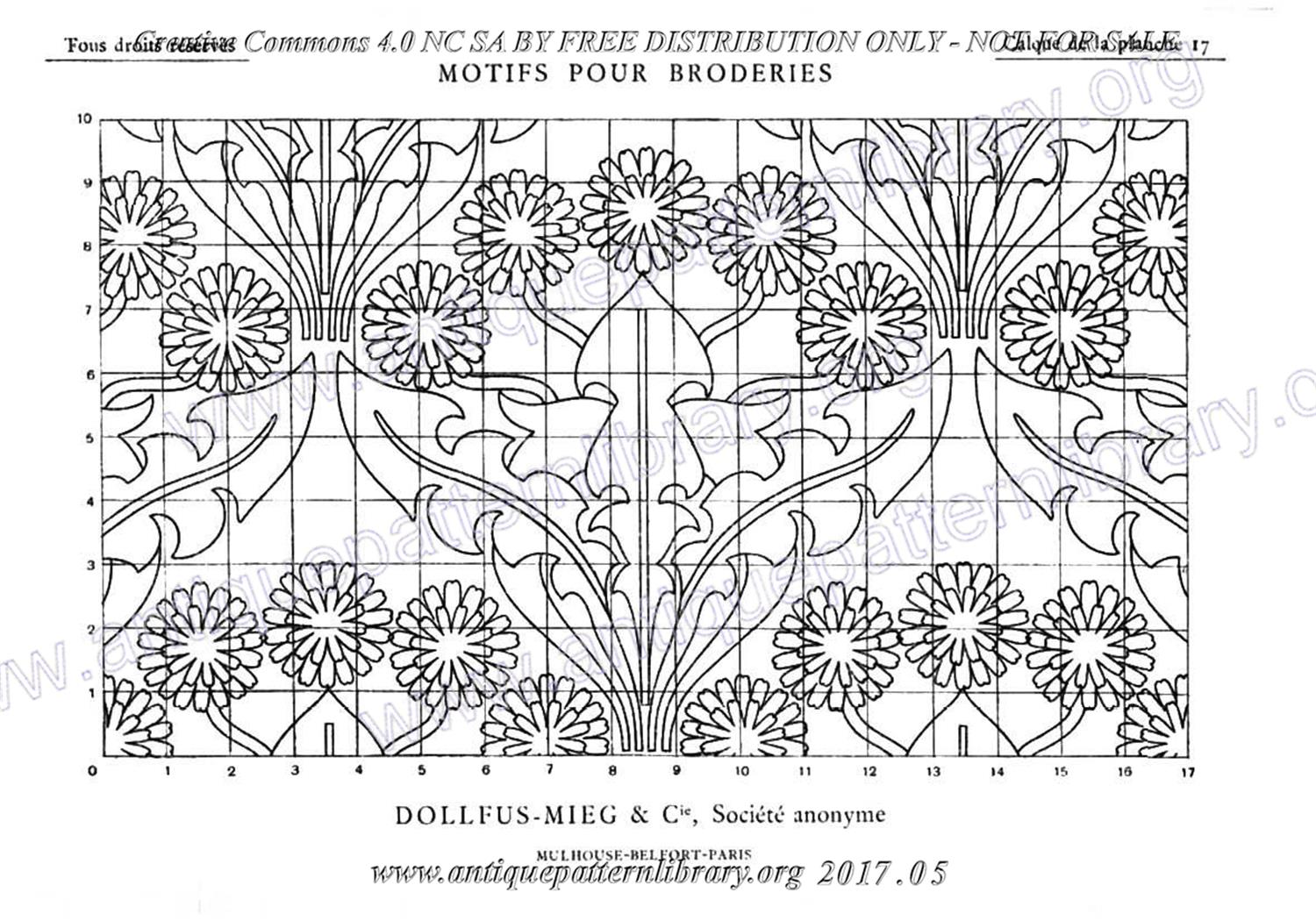 6-DA015 D.M.C. Motifs pour Broderies