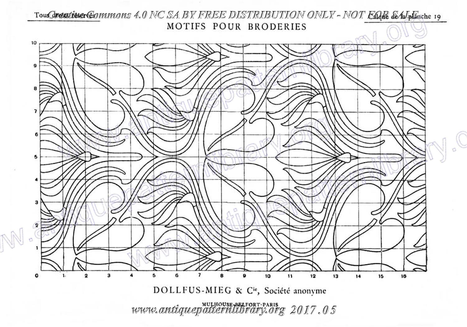 6-DA015 D.M.C. Motifs pour Broderies