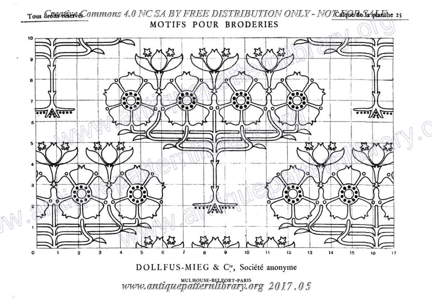 6-DA015 D.M.C. Motifs pour Broderies