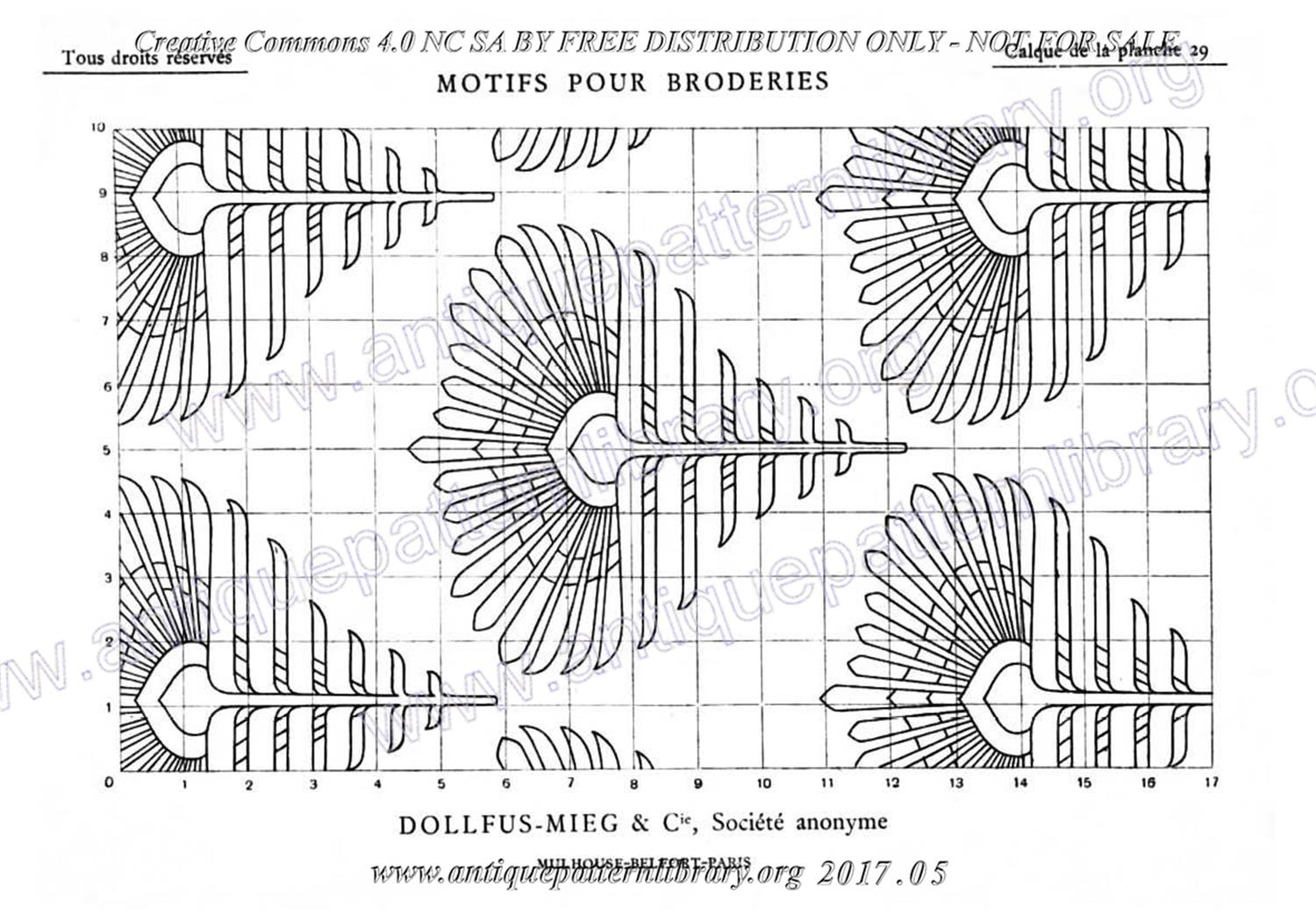 6-DA015 D.M.C. Motifs pour Broderies