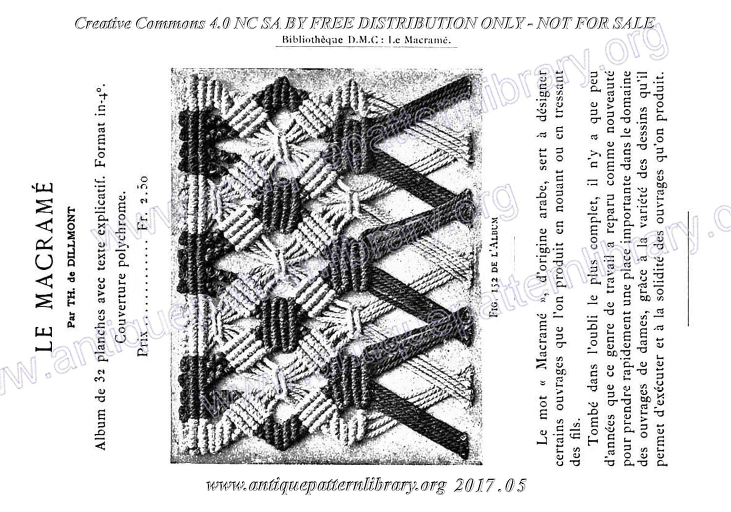 6-DA015 D.M.C. Motifs pour Broderies