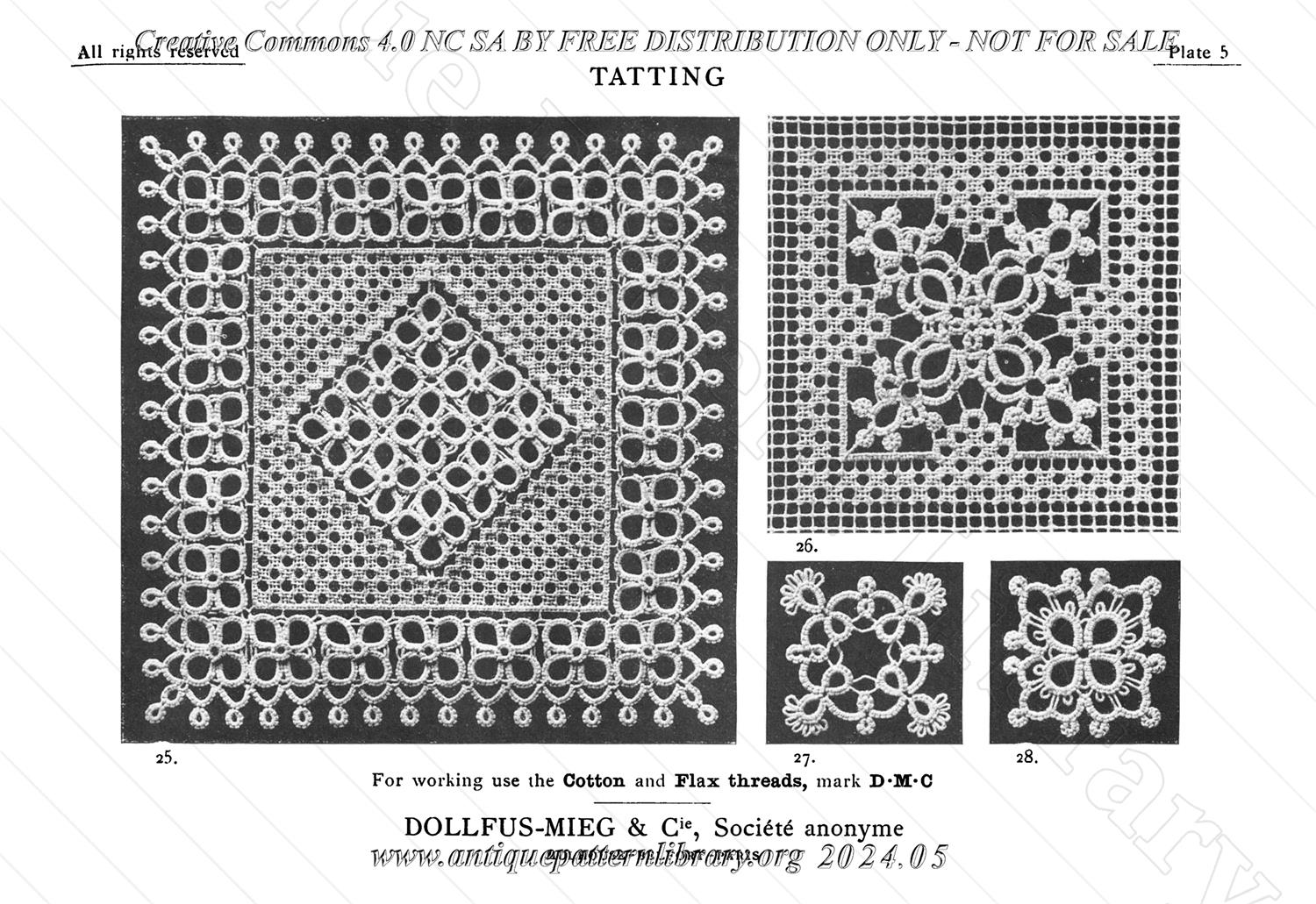 6-DA028 Tatting