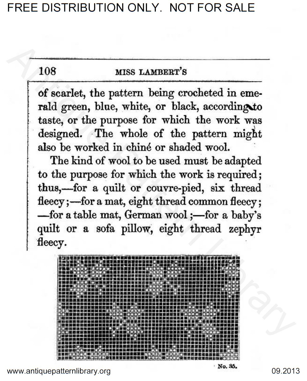 6-JA007 My Crochet Sampler.