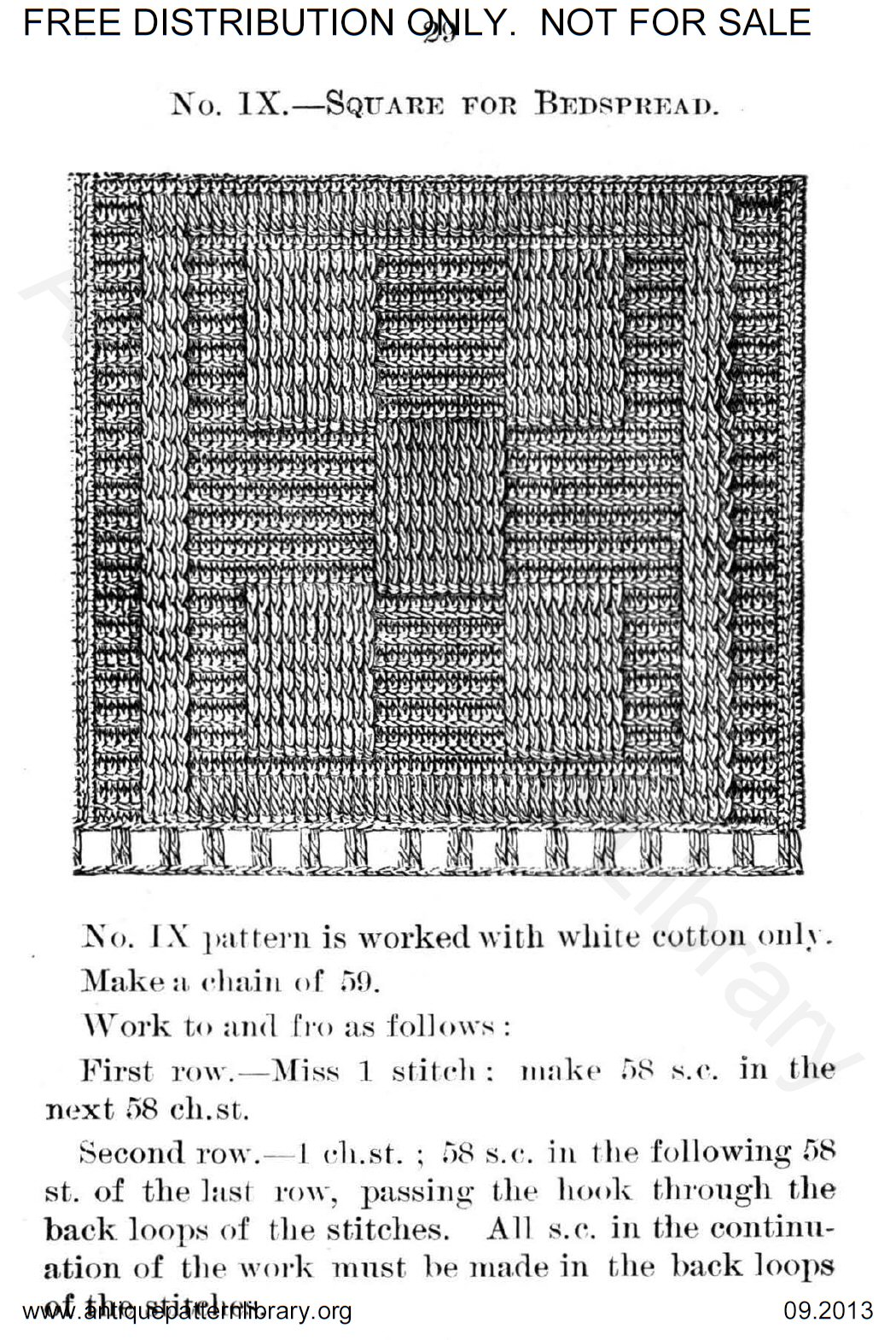 6-JA009 Miscellaneous Designs for Crochet Work, Illustrated