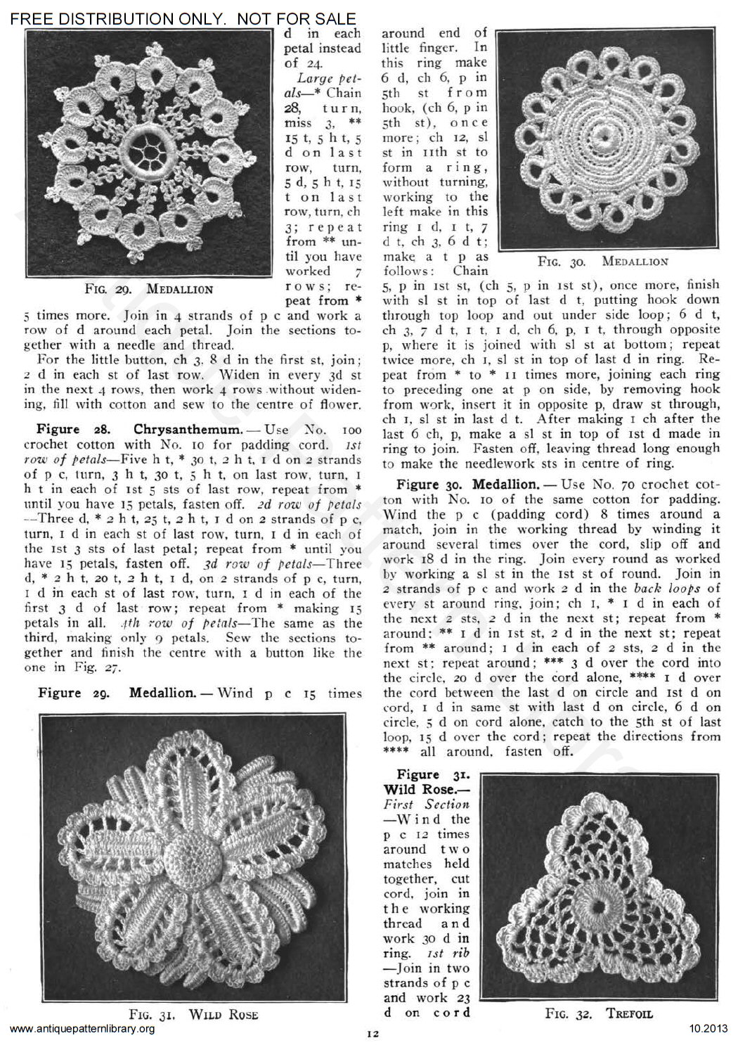 6-JA025 Priscilla Irish Crochet Book No. 2,