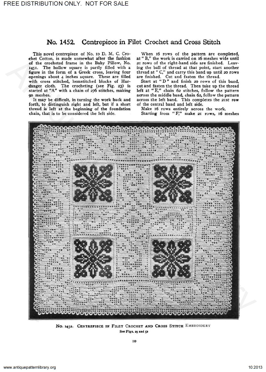 6-JA035 Priscilla Filet Crochet Book