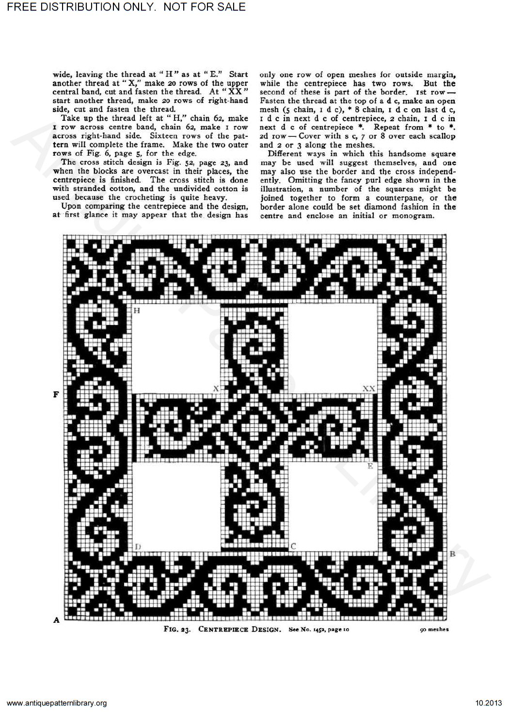 6-JA035 Priscilla Filet Crochet Book