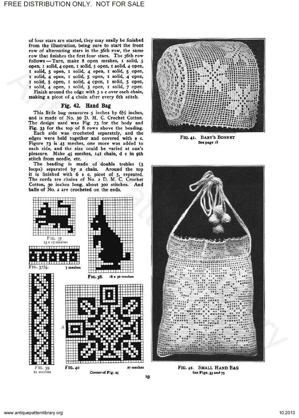 6-JA035 Priscilla Filet Crochet Book