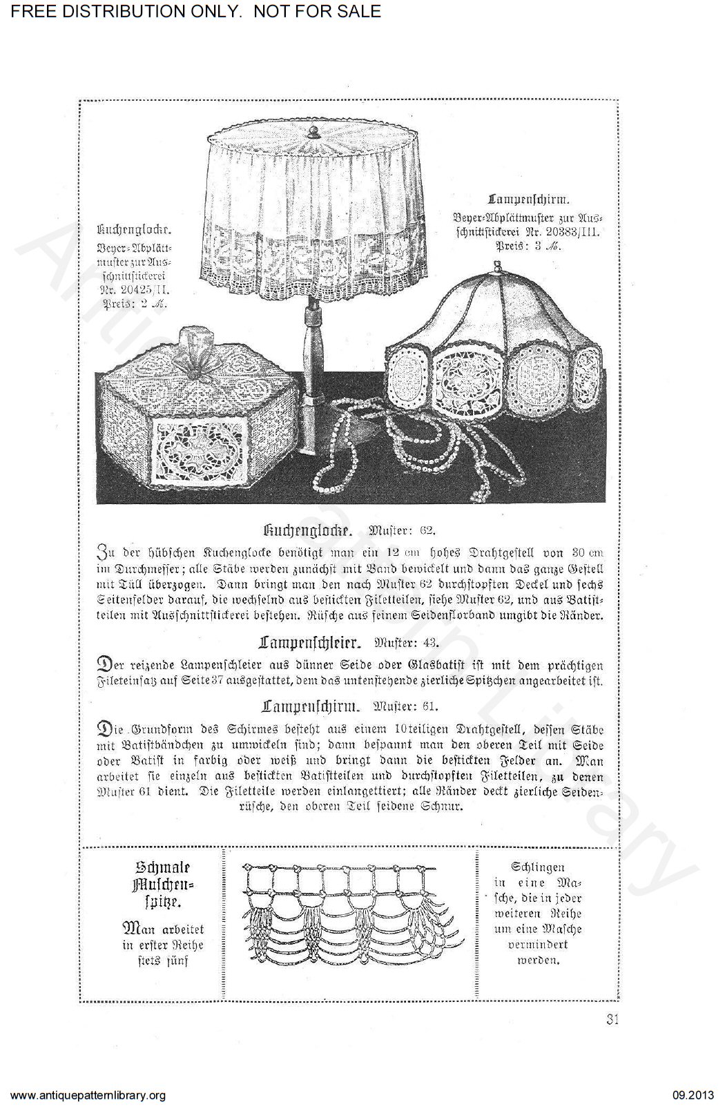 6-SW001 Filet-Arbeiten,