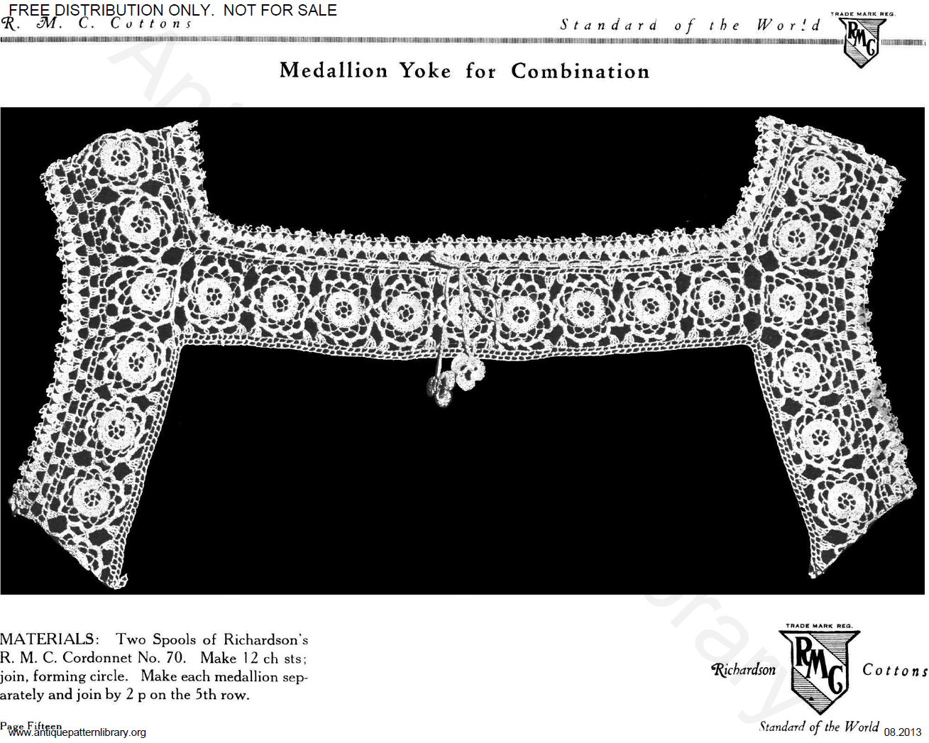 6-TA002 Richardson's Crochet Yokes